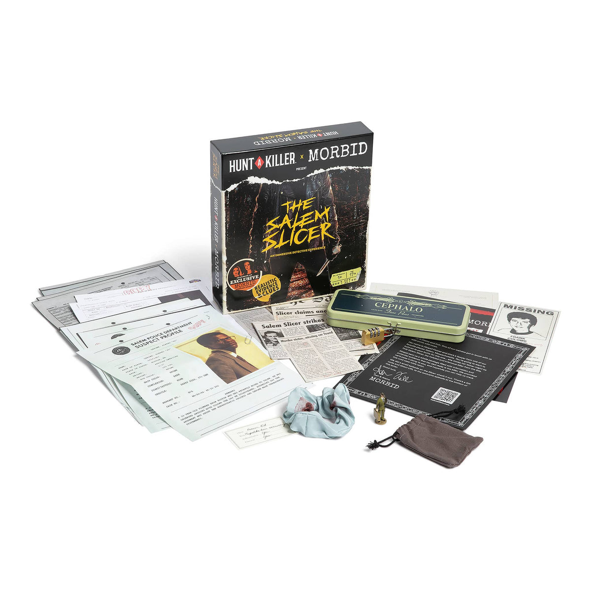 Hunt A Killer x Morbid The Salem Slicer Murder Mystery Game 810192989553