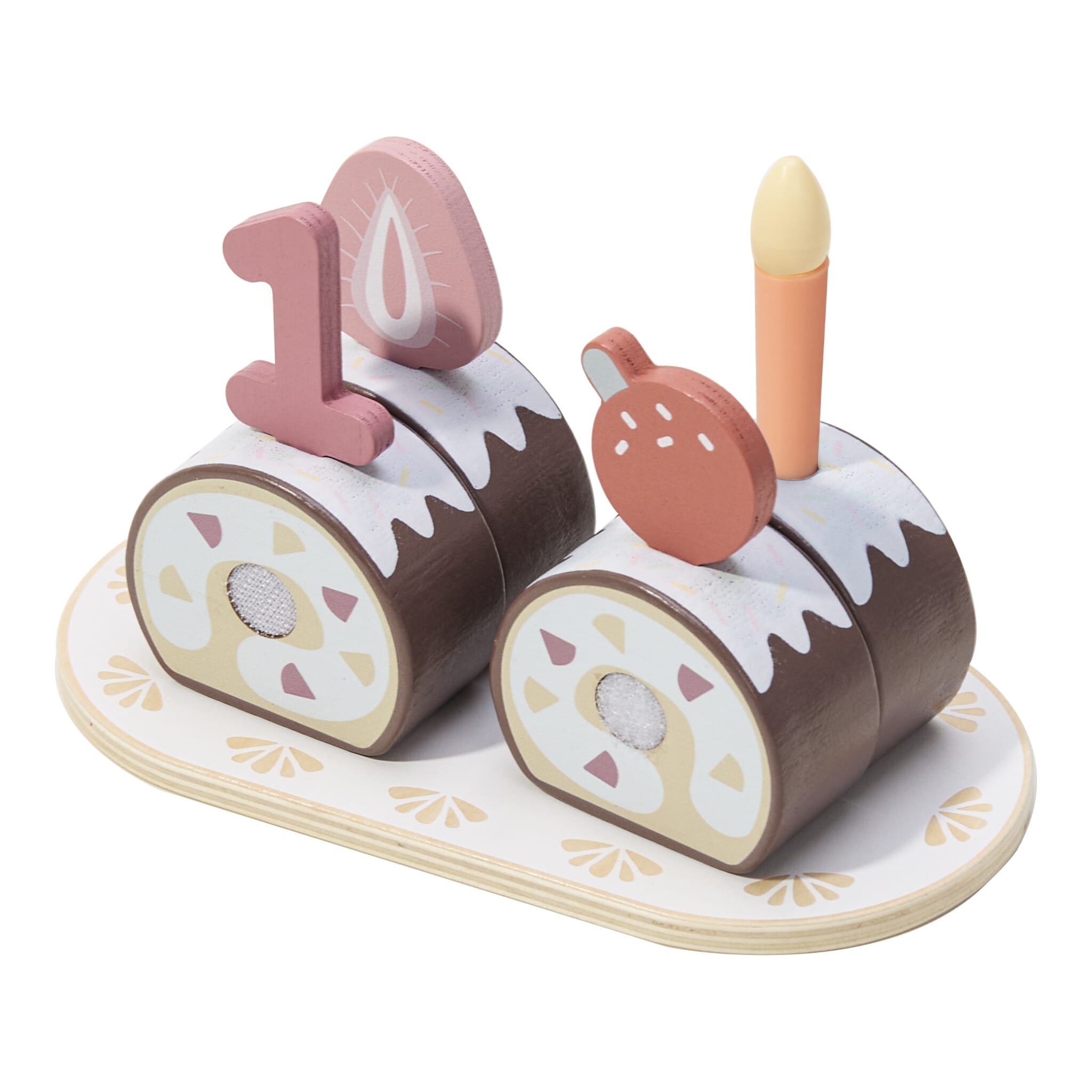 I'm Toy Wooden Swiss Roll Pretend Play Set