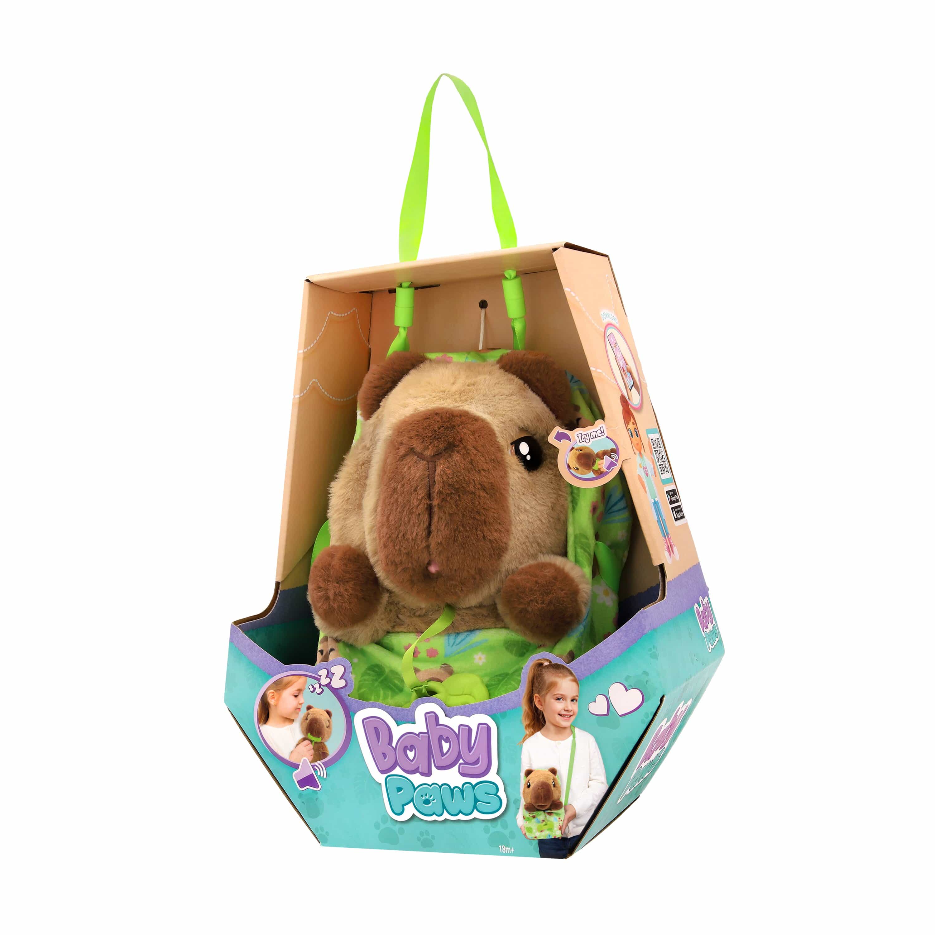Baby Paws Capybara Feature Plush 24cm