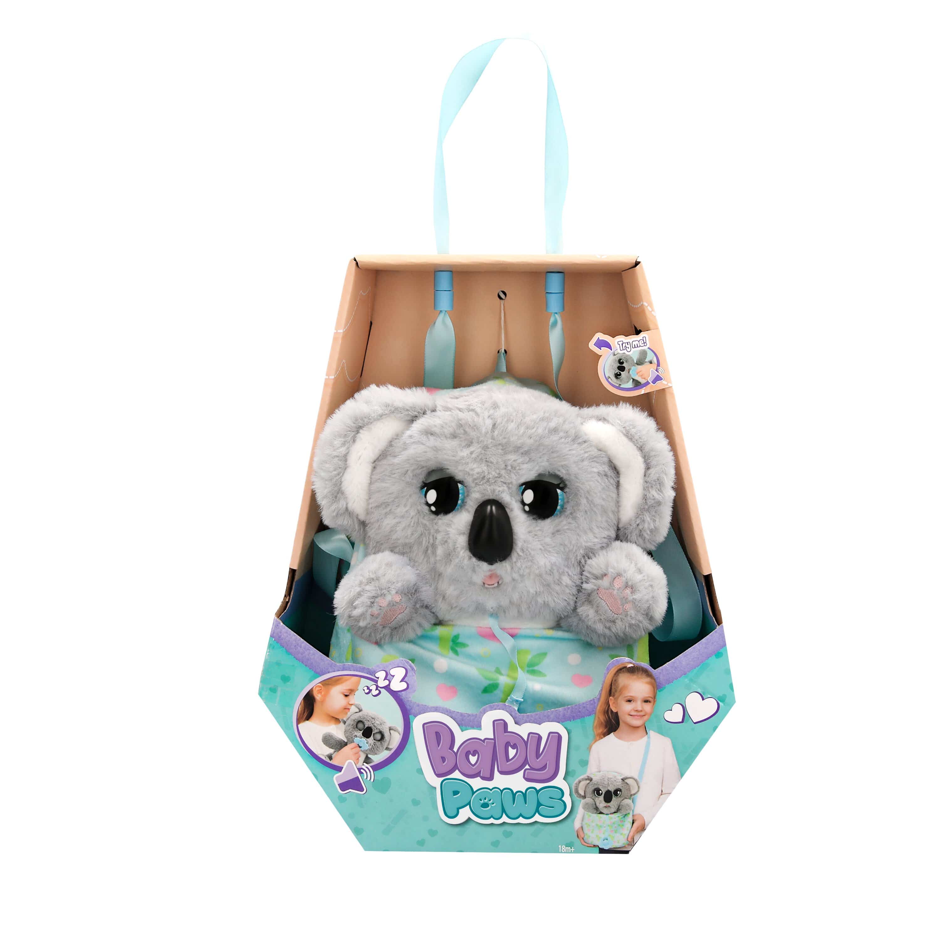 Baby Paws Koala Interactive Plush Toy 24cm