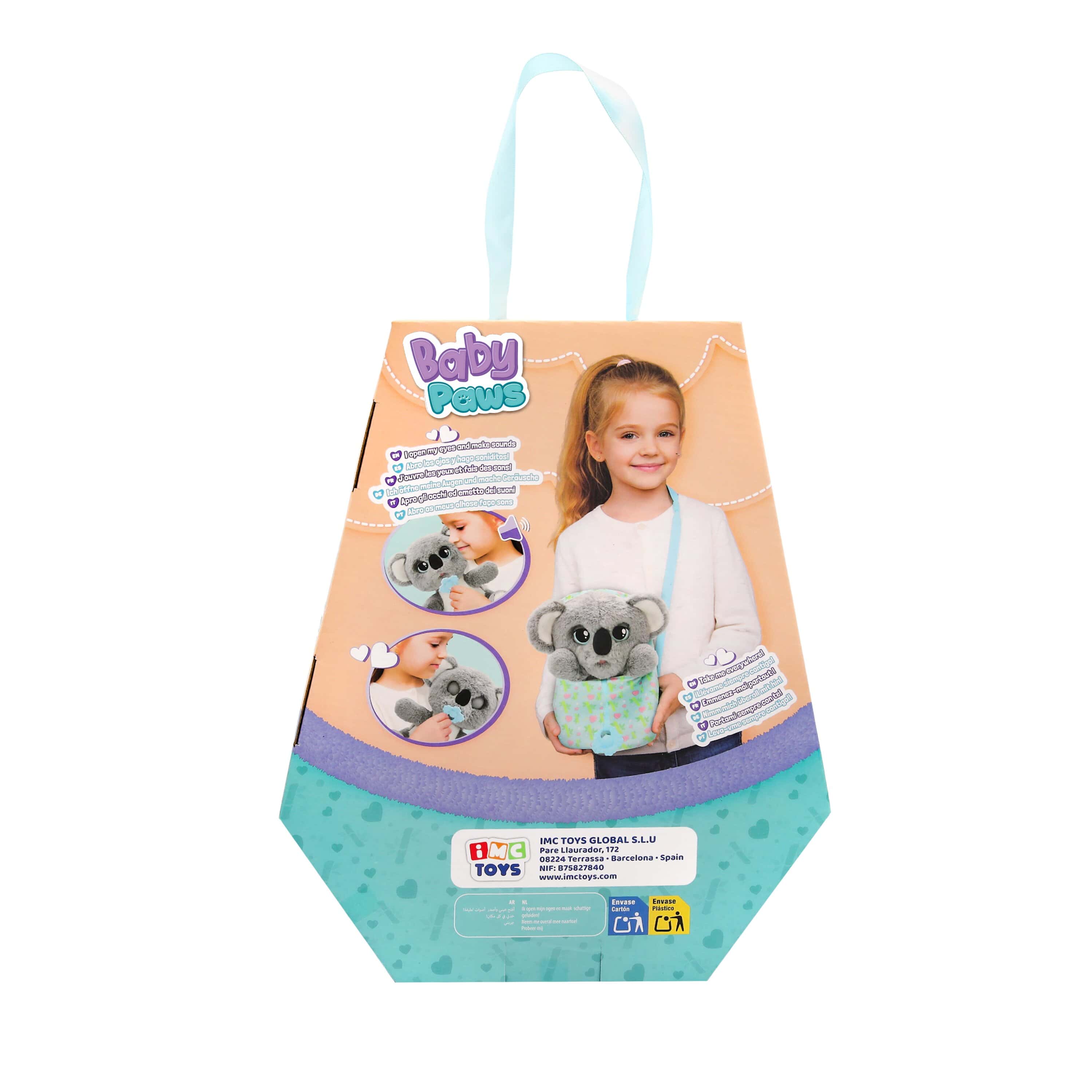 Baby Paws Koala Interactive Plush Toy 24cm