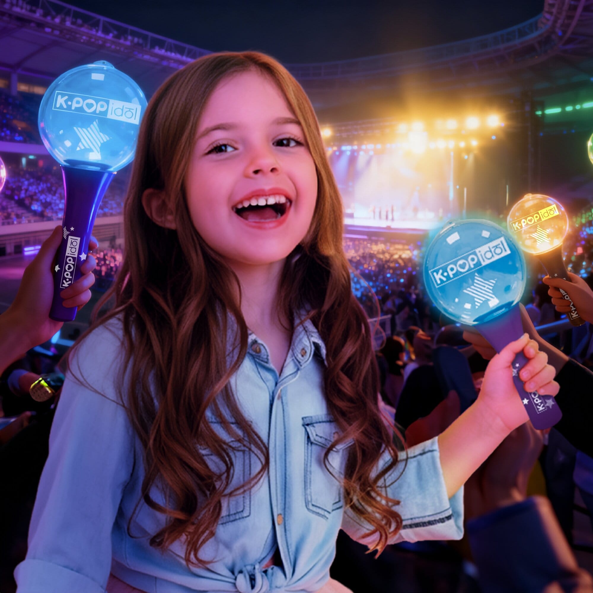 K-Pop Idol Light Stick with Multicolour LED Lights 8421134930308