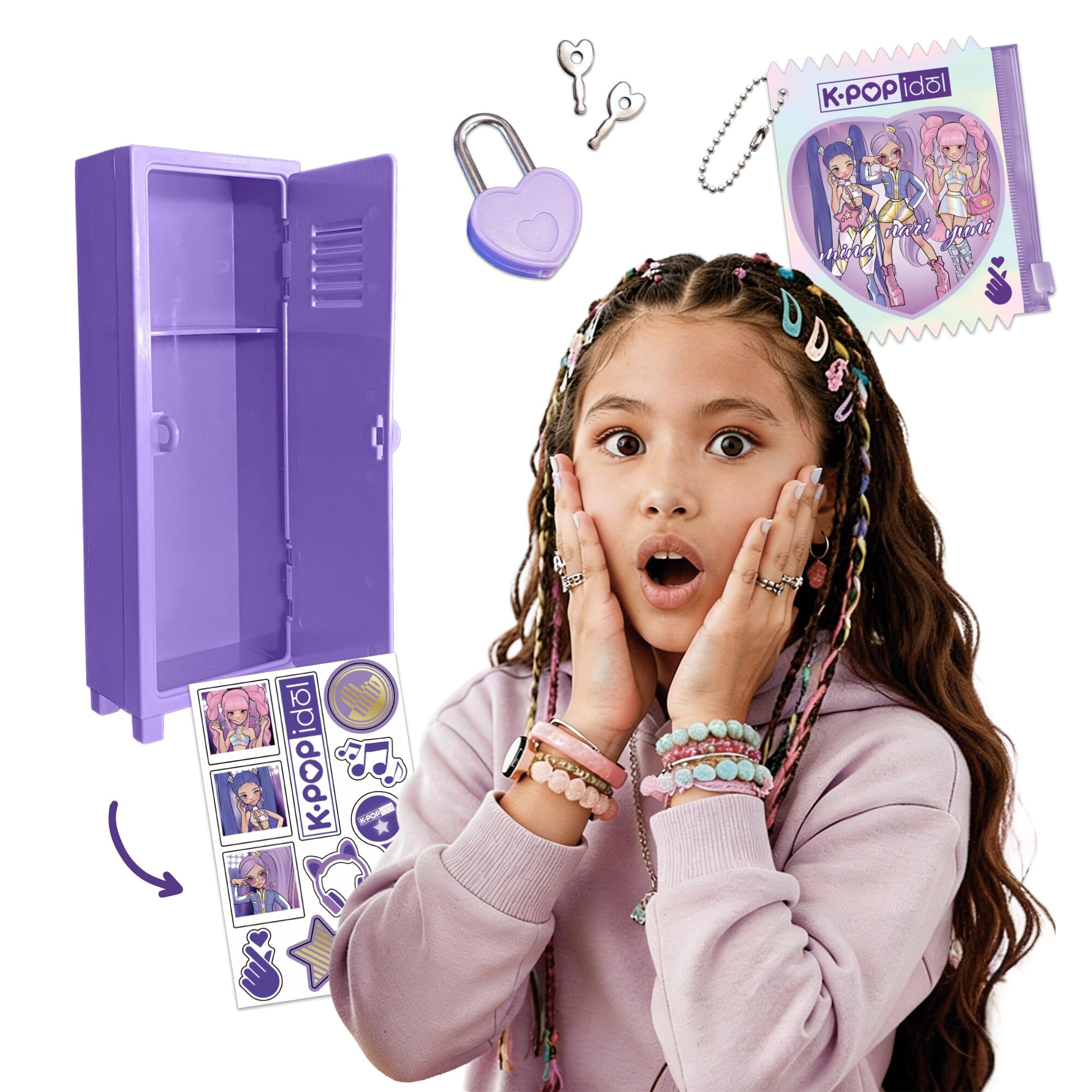 K-Pop Idol Locker & Card Holder Set