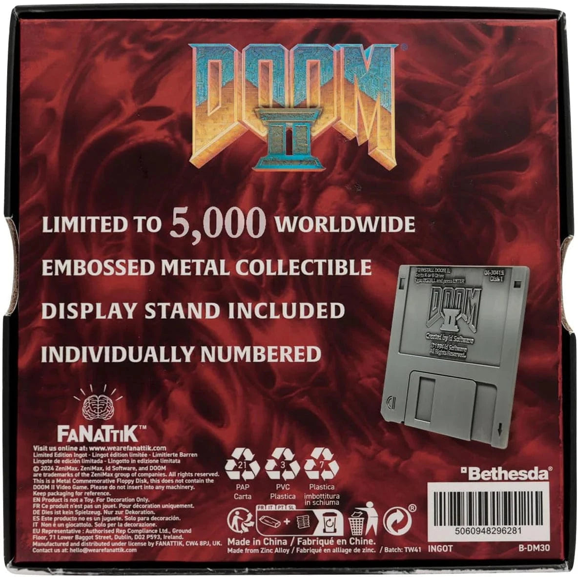 Doom 2 Floppy Disc Replica 5060948296281