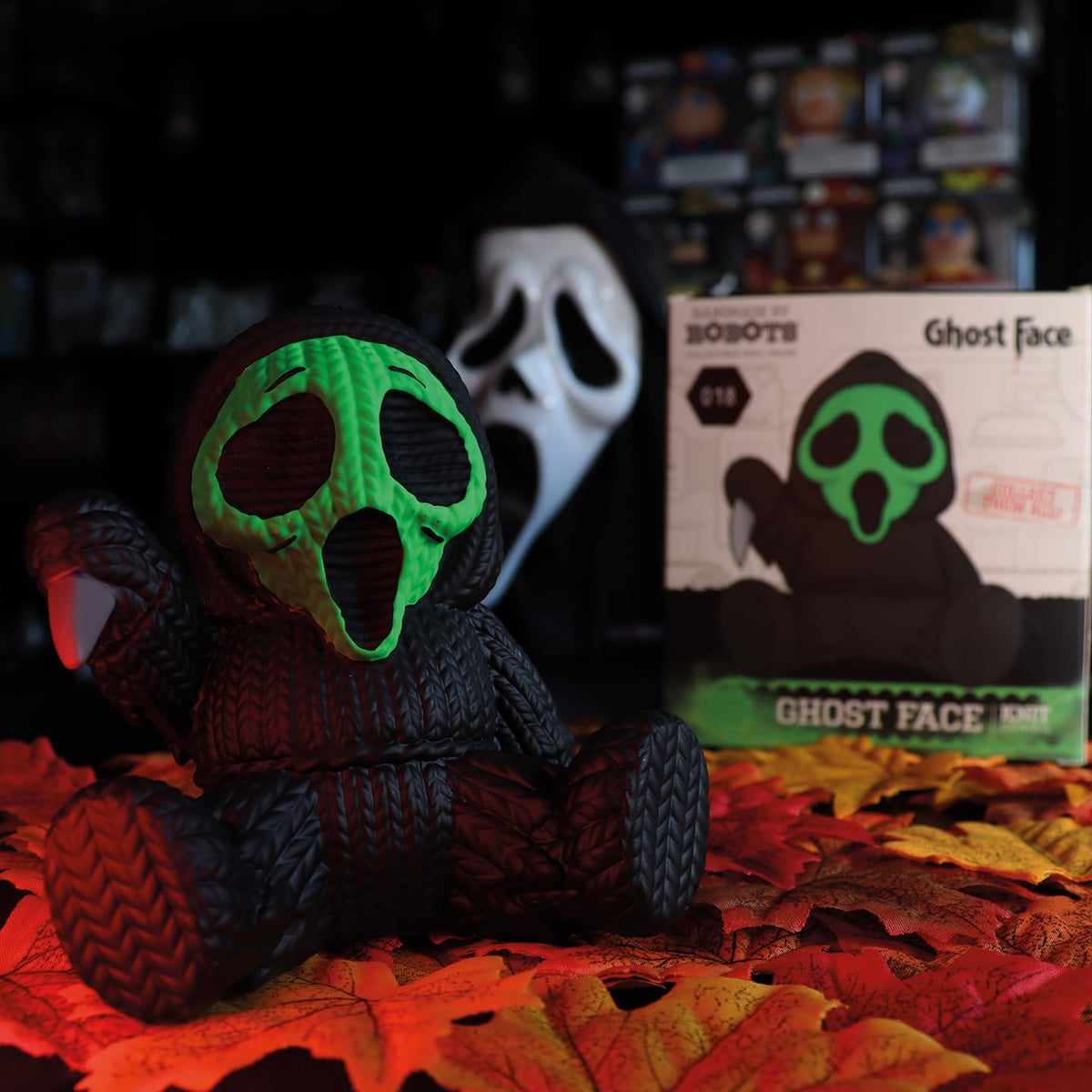 Hmbr Scream Ghost Face Green Collectible Figure 0818730022557