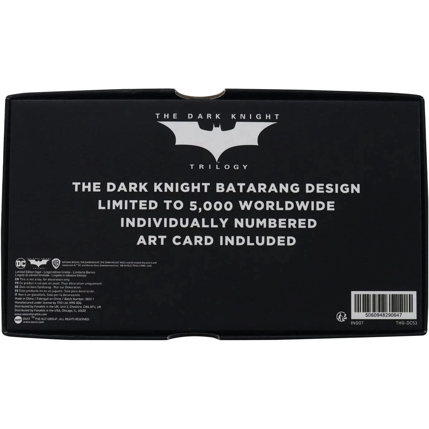 The Dark Knight Replica Batman Batarang Limited Edition 5060948290647