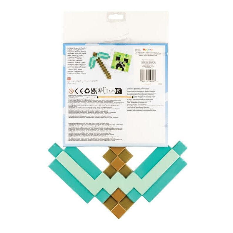 Minecraft Pickaxe & Mask Set 192995156265