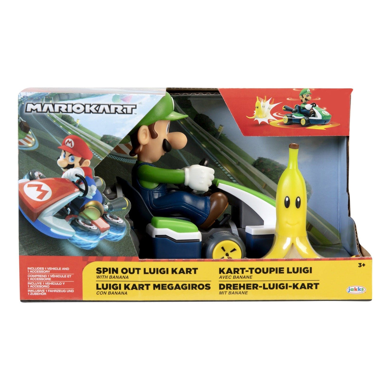 Nintendo 2.5in Spin Out Mario Kart Assortment 192995408753