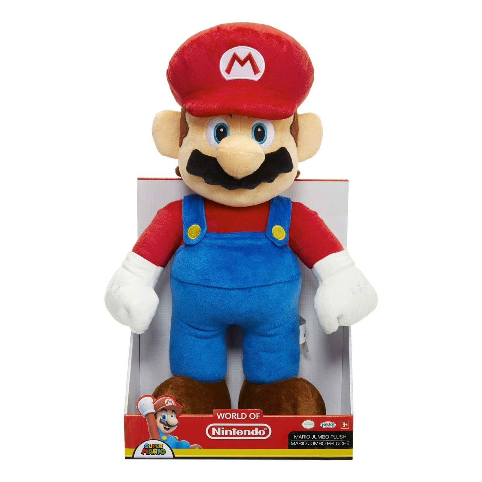 Nintendo Jumbo Basic Plush Mario - Soft Cuddle Toy | Lennie's Toys