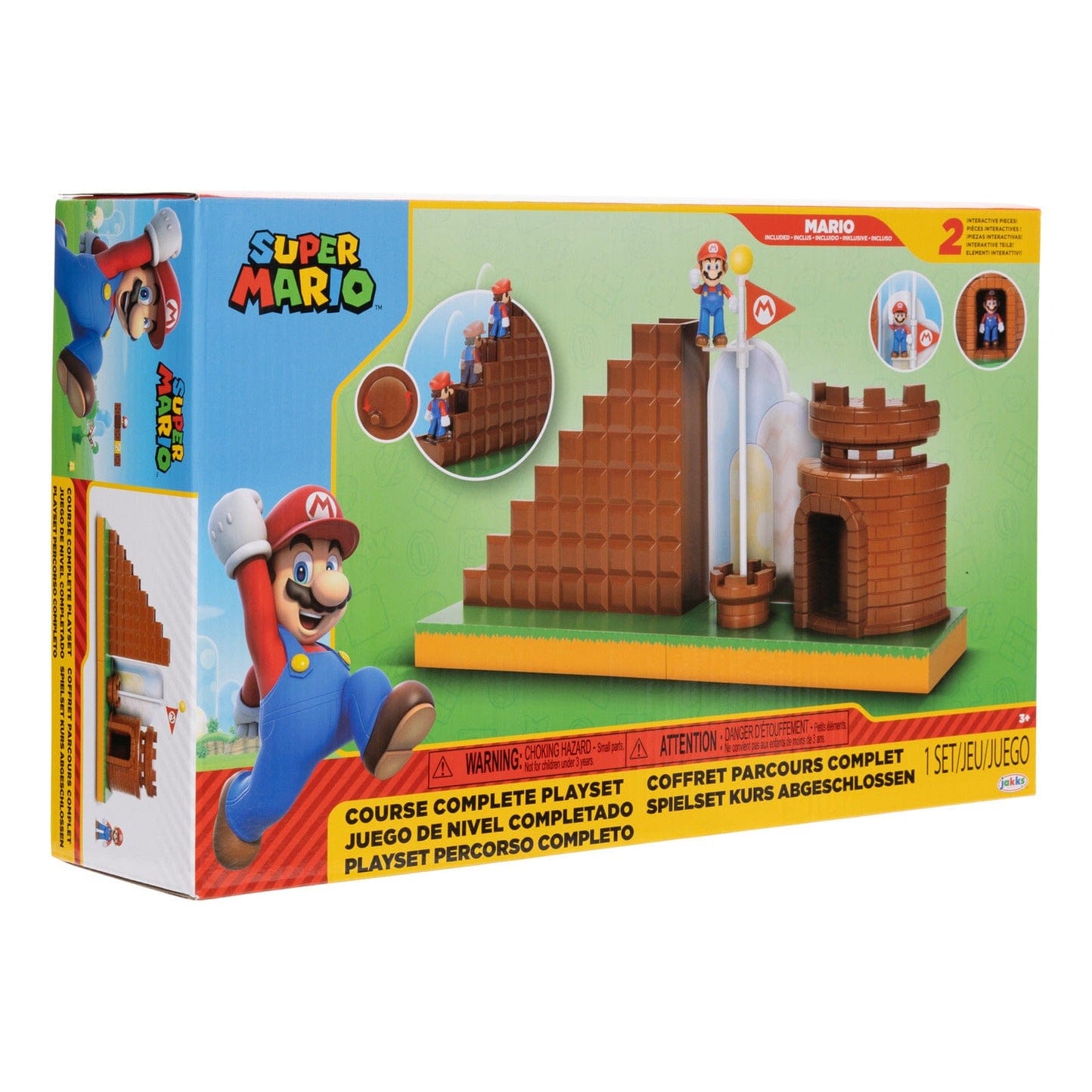 Nintendo Super Mario 2.5in Level End Playset 192995424357