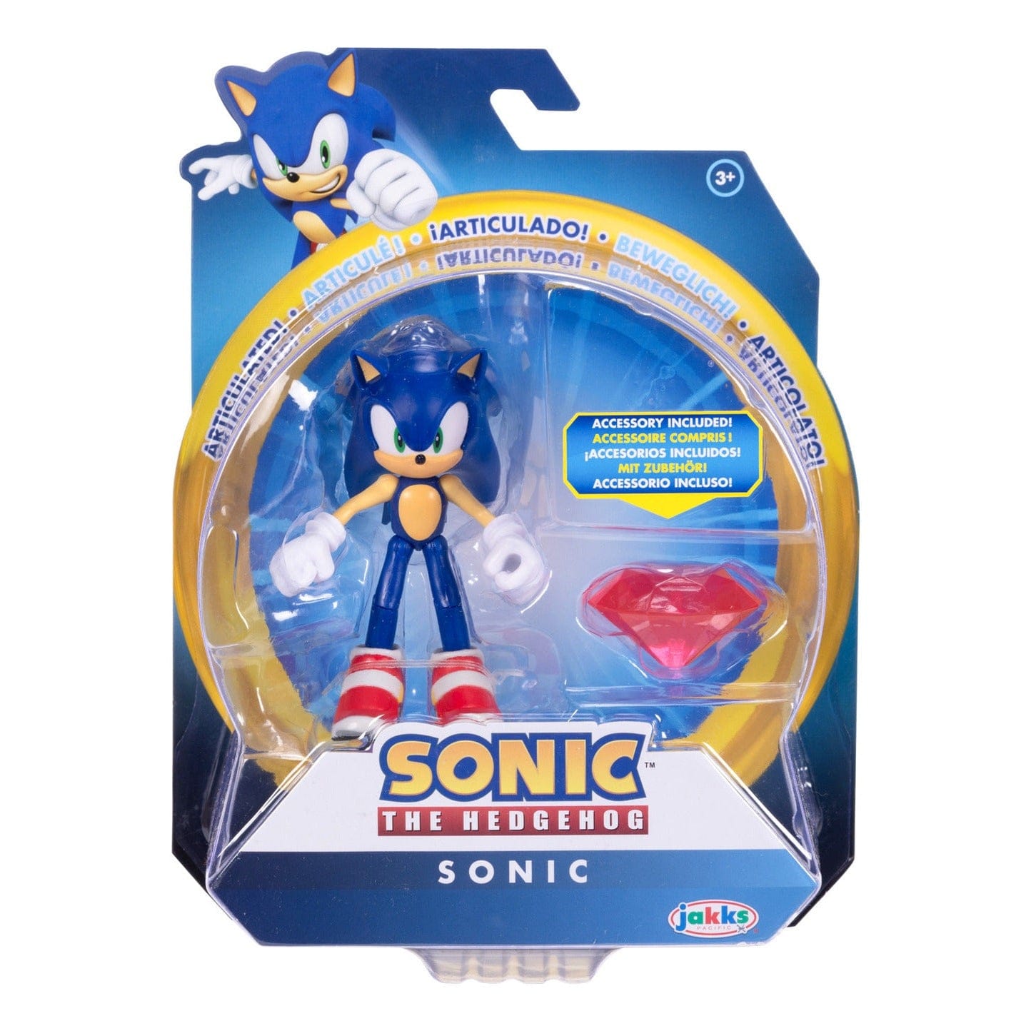 Sonic 4in Articulated Figures w/ accy Wave 20 192995430150