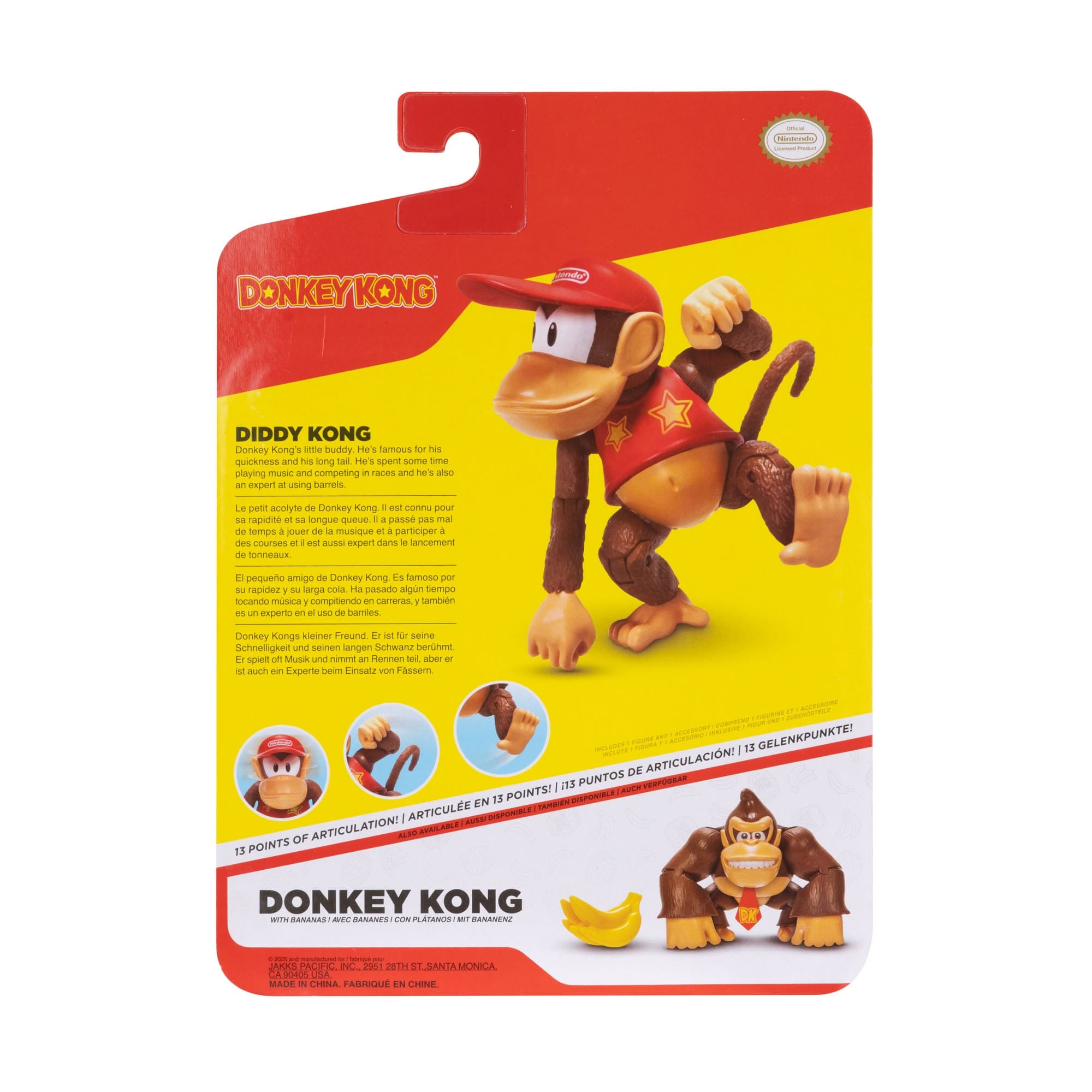Super Mario 4-Inch Diddy Kong Figure