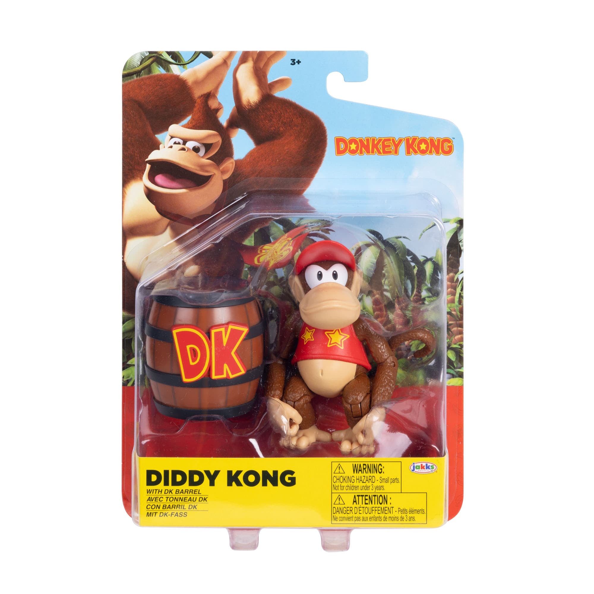 Super Mario 4-Inch Diddy Kong Figure