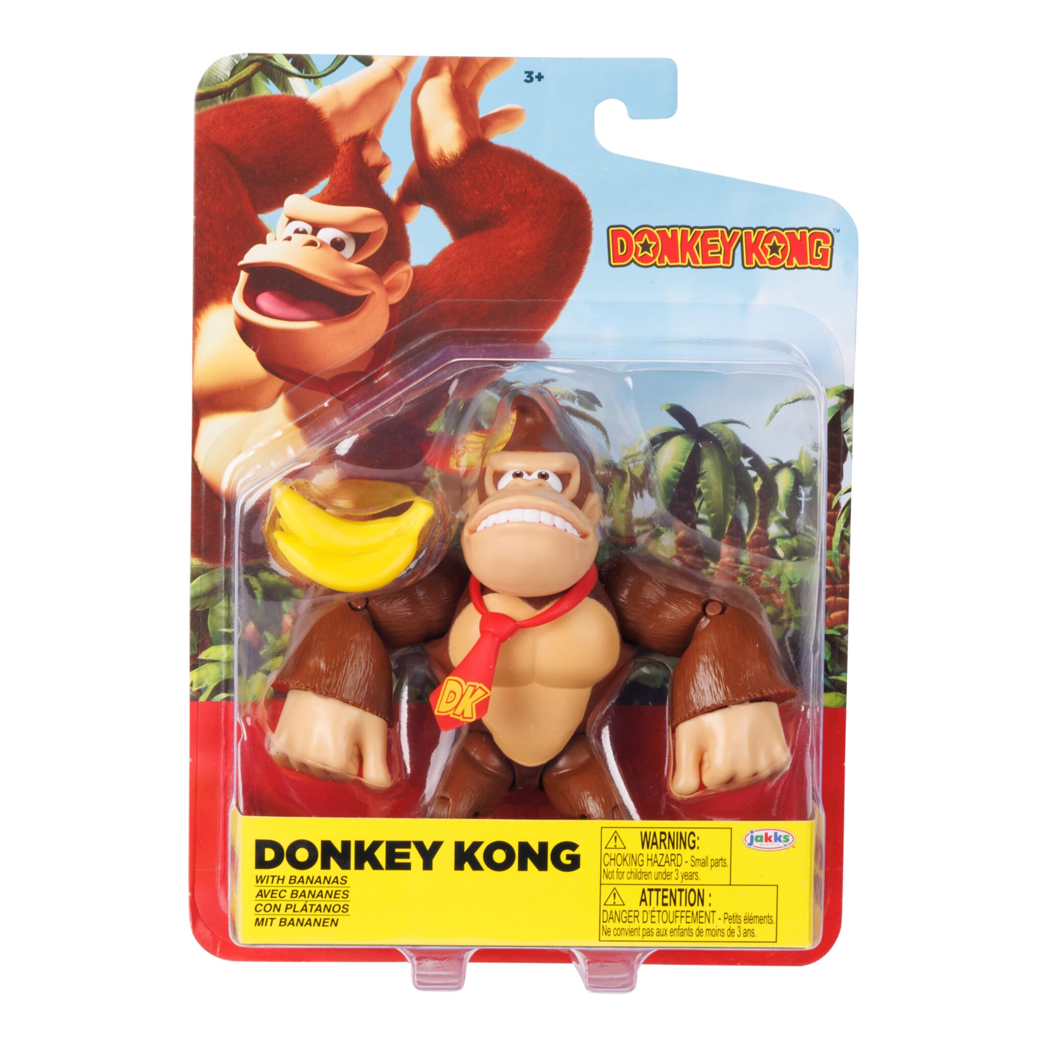 Super Mario 4-Inch Donkey Kong Figure with Banana Accessory