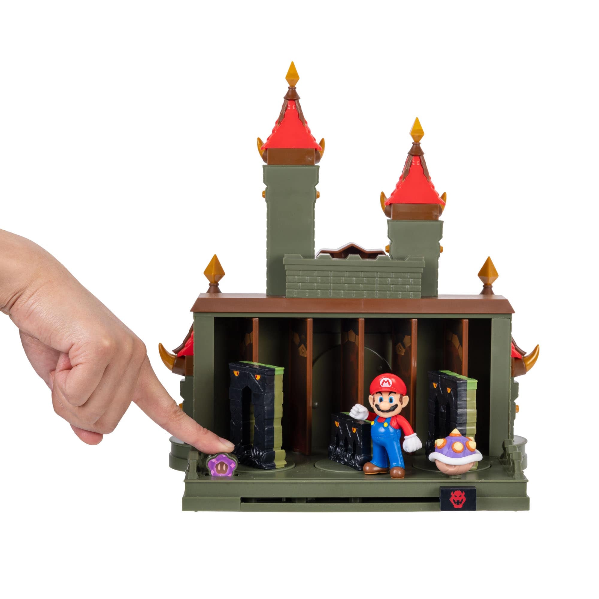 Super Mario Bros. Wonder Deluxe Bowser Jr. Castle Battle Playset