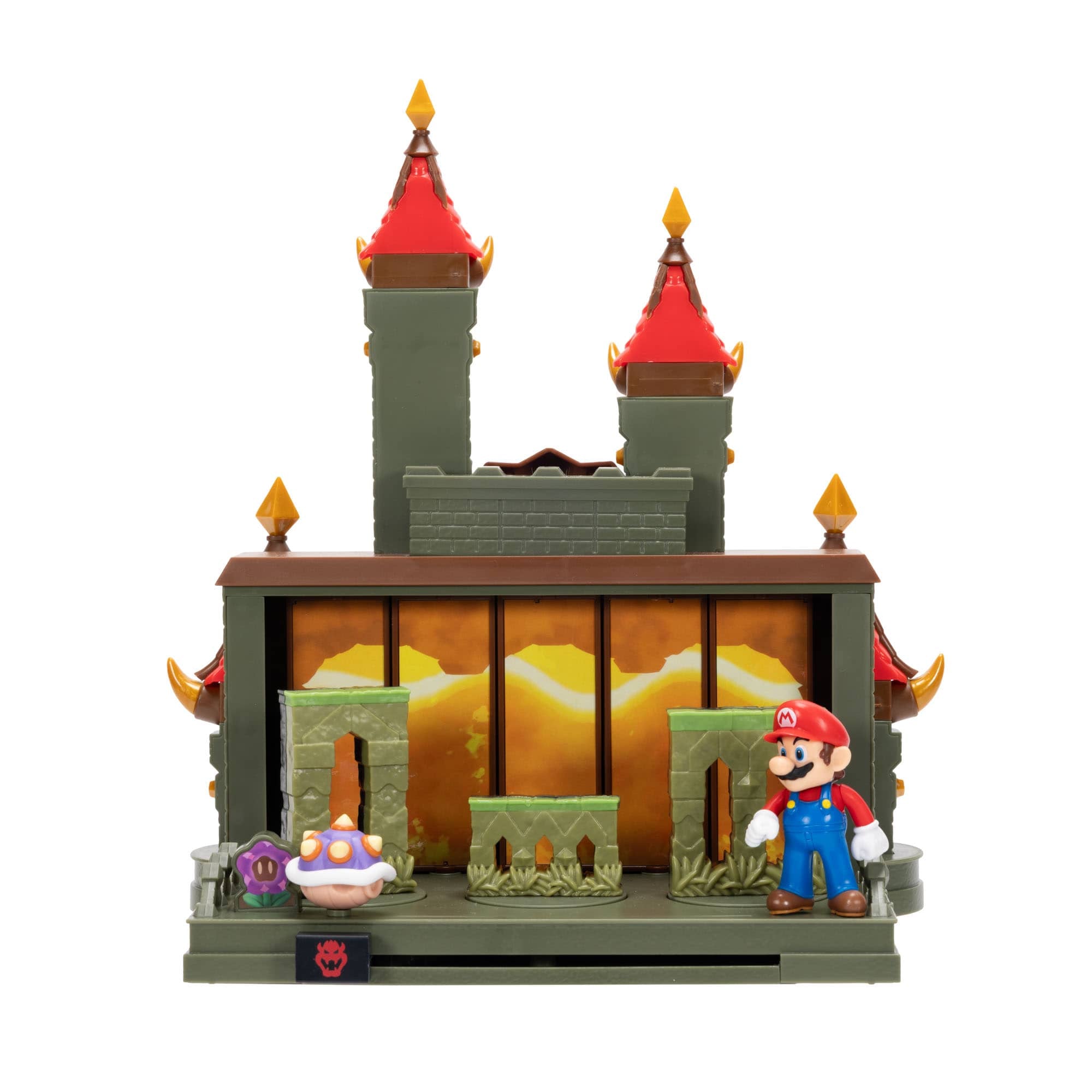 Super Mario Bros. Wonder Deluxe Bowser Jr. Castle Battle Playset