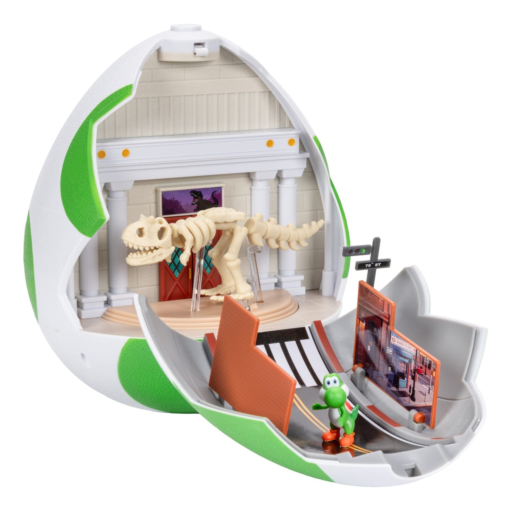 Super Mario Galaxy Movie Yoshi Egg Playset with Yoshi and Fire Mario Figures 8019299543224