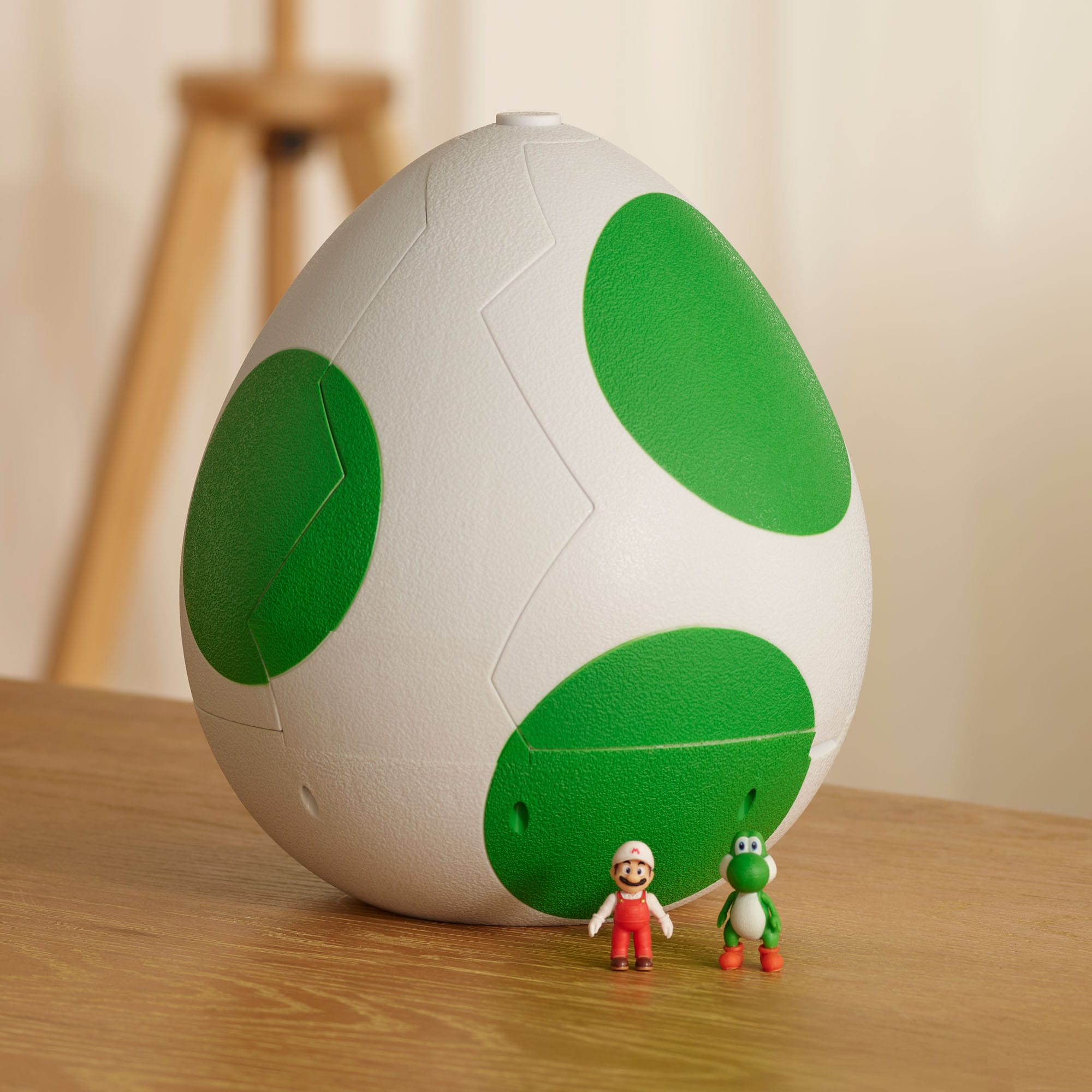 Super Mario Galaxy Movie Yoshi Egg Playset with Yoshi and Fire Mario Figures 8019299543224