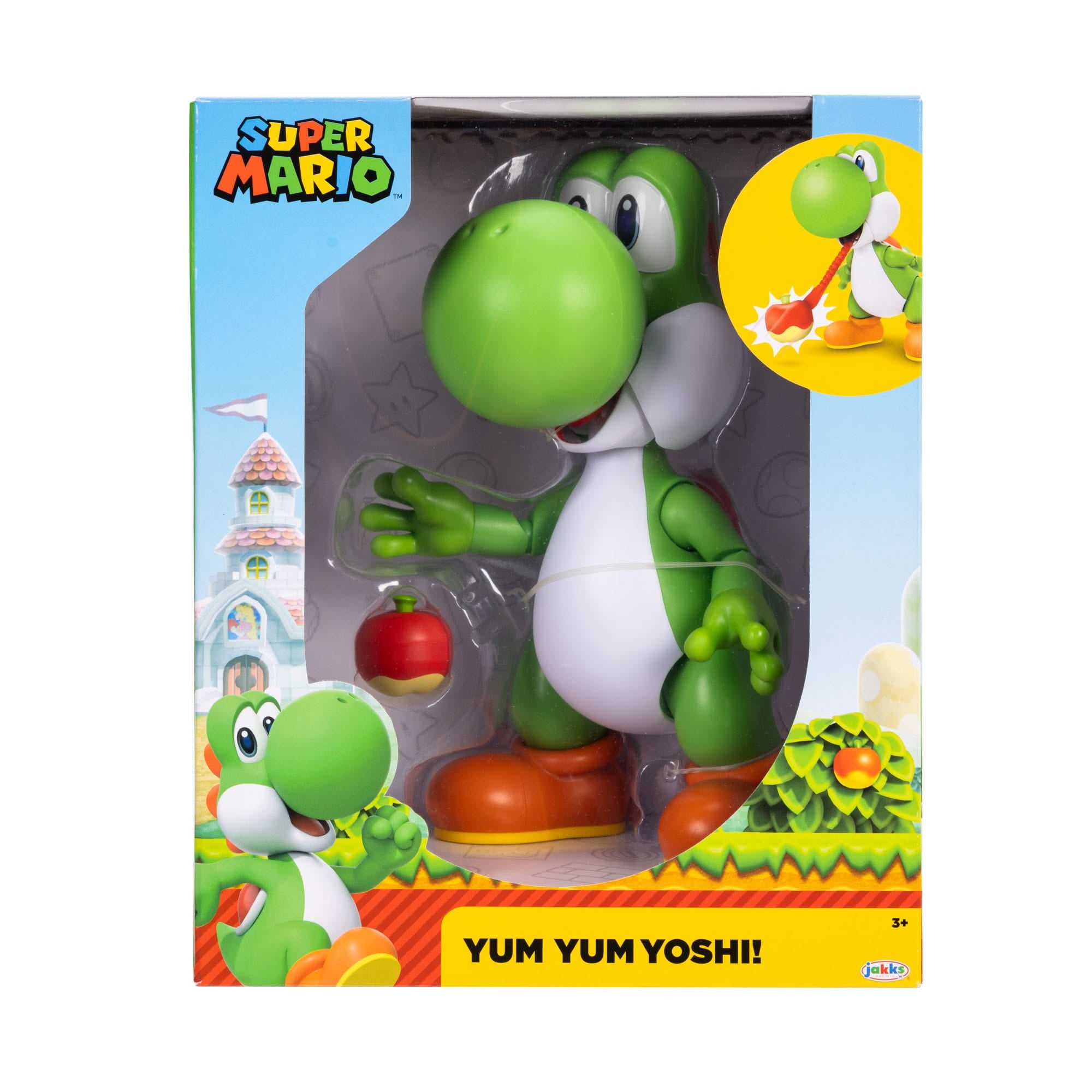 Super Mario Yum Yum Yoshi Interactive Feature Figure
