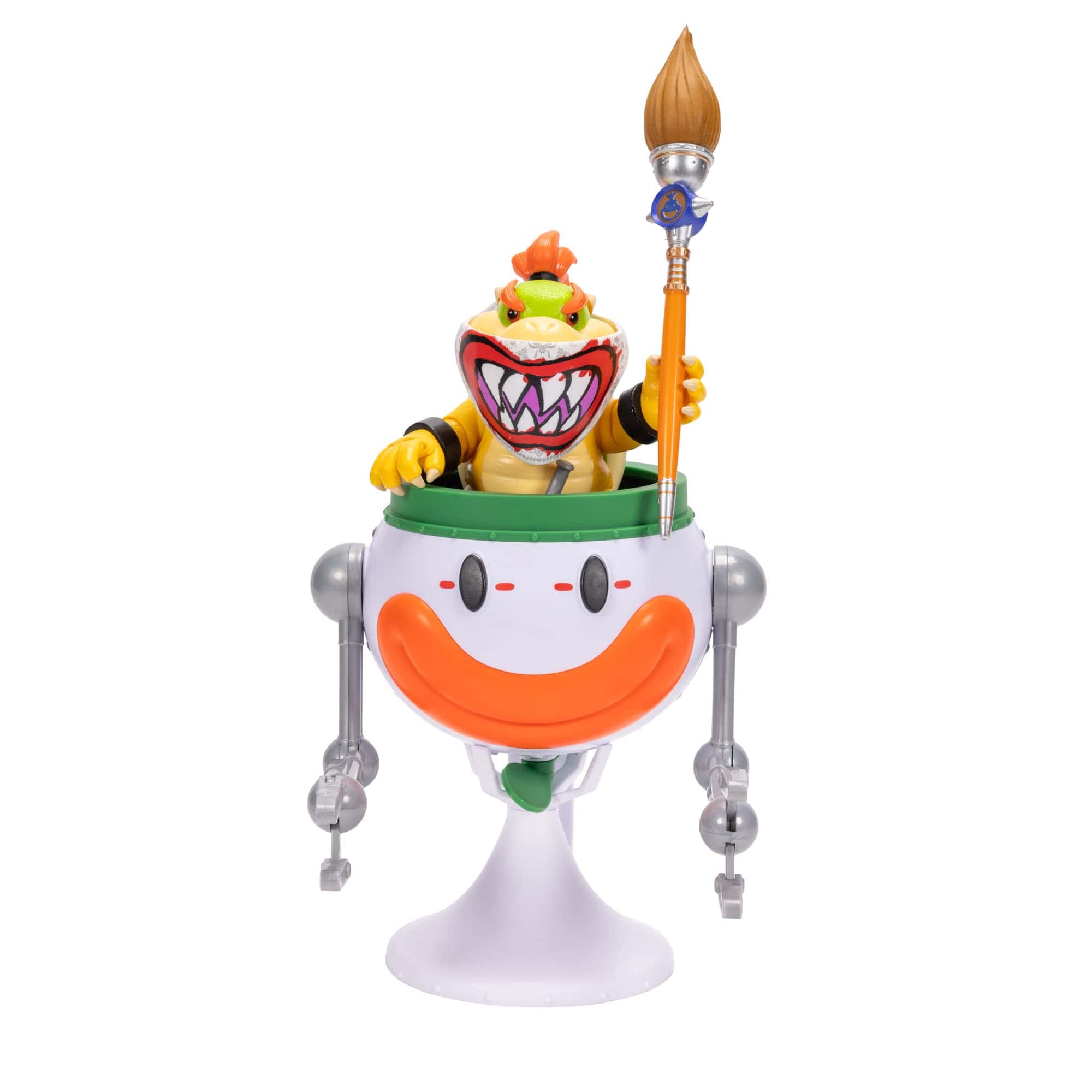 The Super Mario Galaxy Movie Bowser Jr. with Clown Car 5-Inch Action Figure Set 192995432284