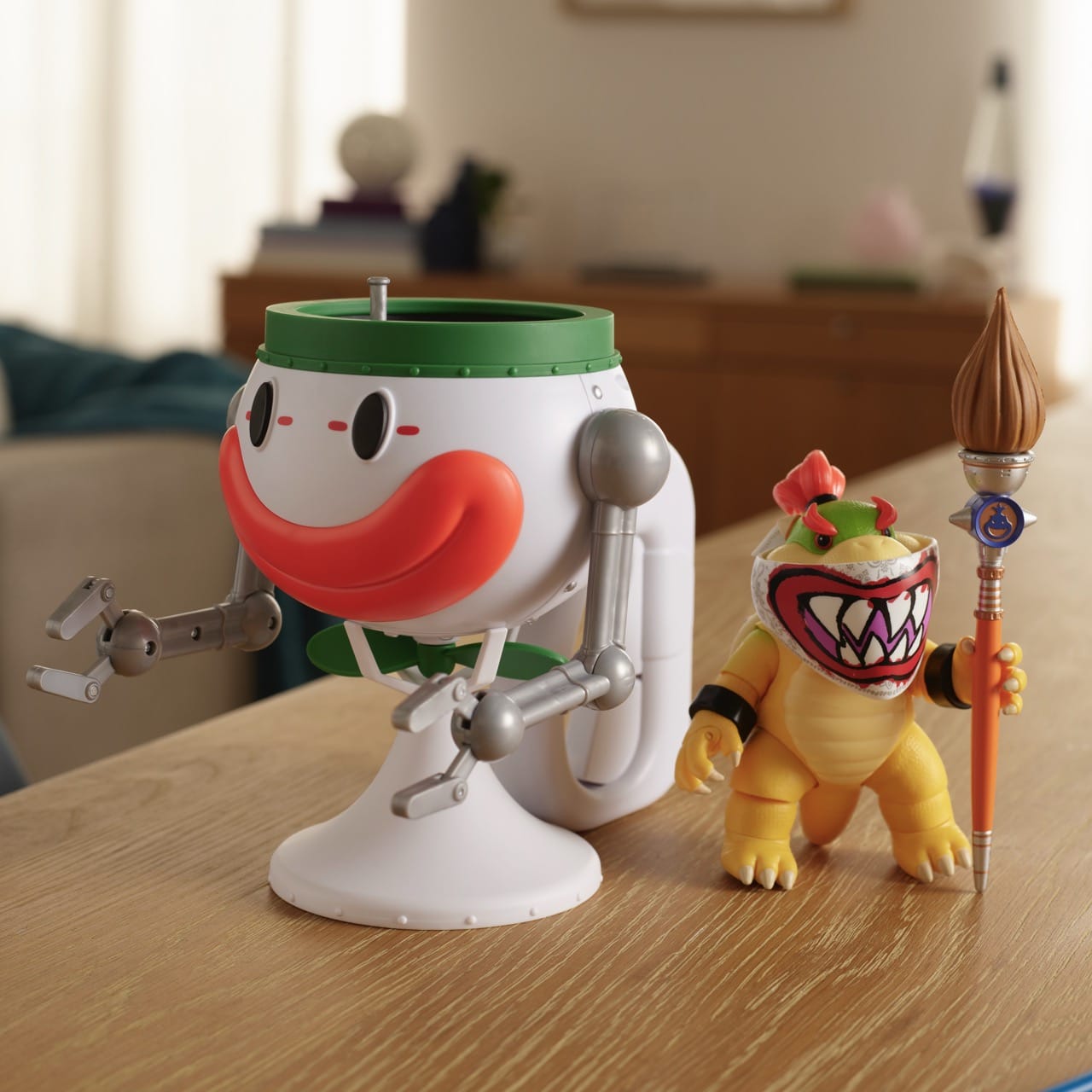 The Super Mario Galaxy Movie Bowser Jr. with Clown Car 5-Inch Action Figure Set 192995432284