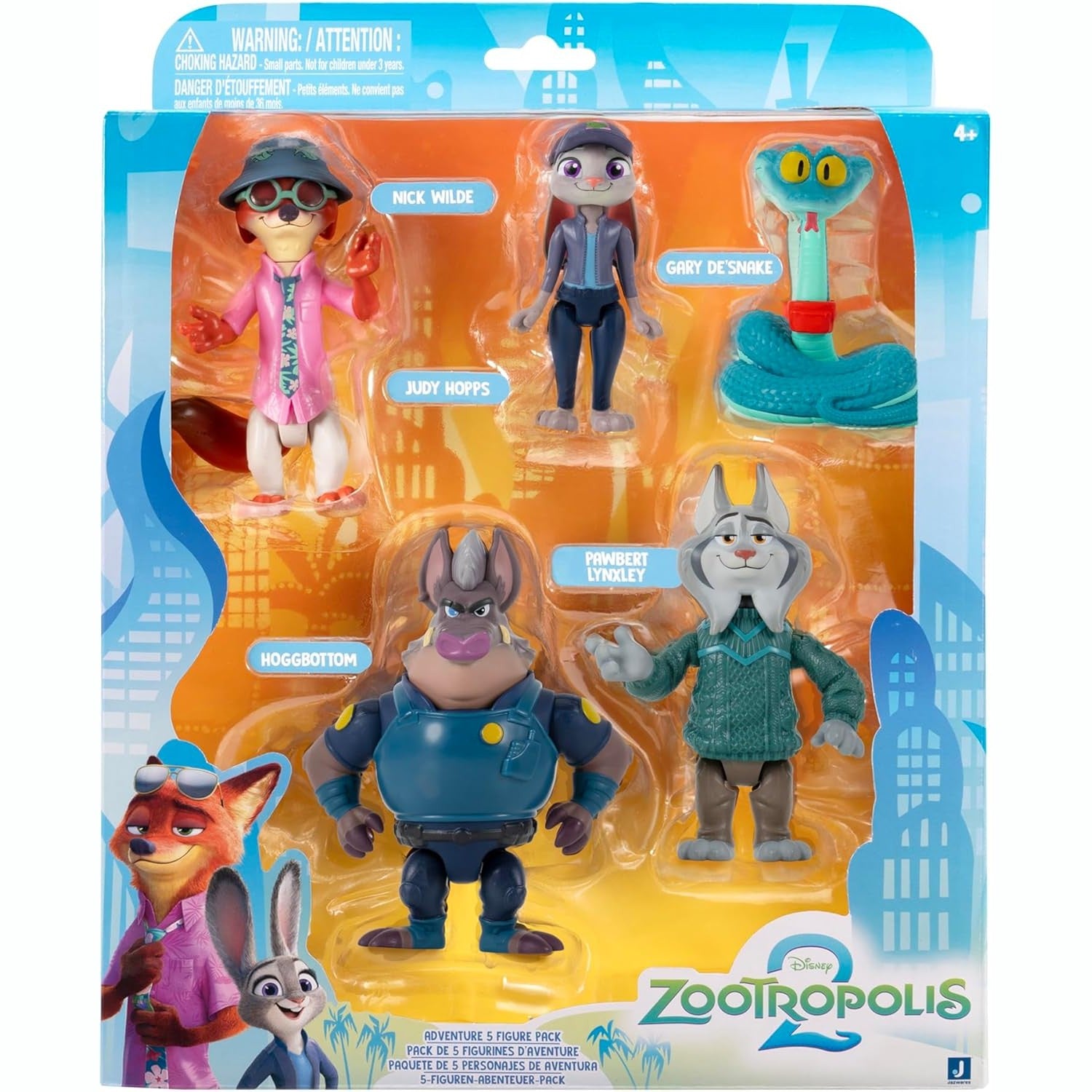 Disney’s Zootropolis 2 Adventure 5-Pack - Articulated 3” Figures