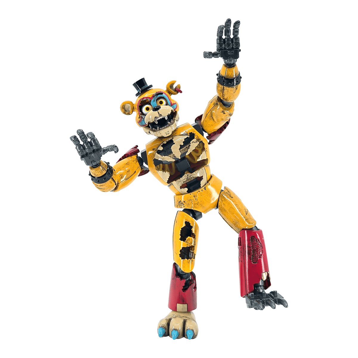 Five Nights at Freddy's Endo Series Glamrock Freddy & Shattered Glamrock Freddy 6-Inch Figure 191726921653