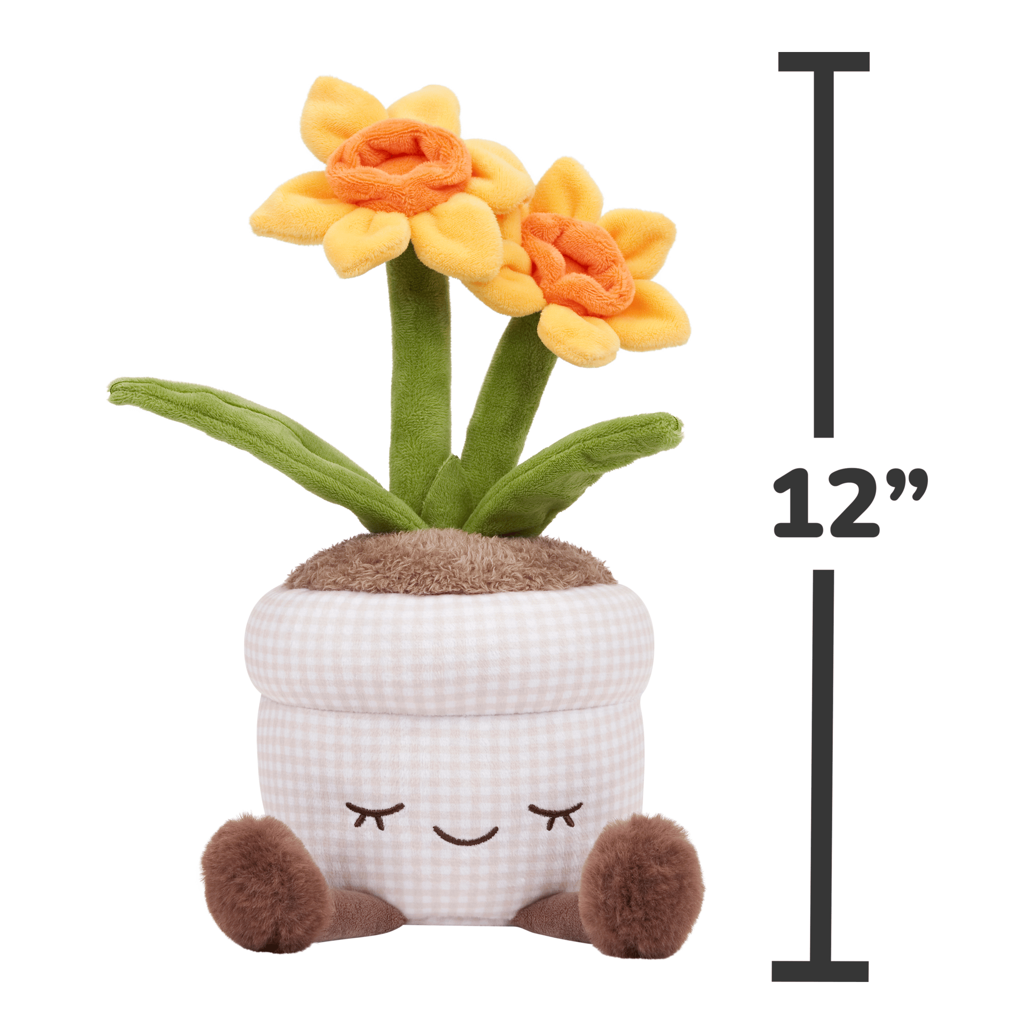 Greenhouse by Russ 12-Inch Daffodil Plush 191726043324