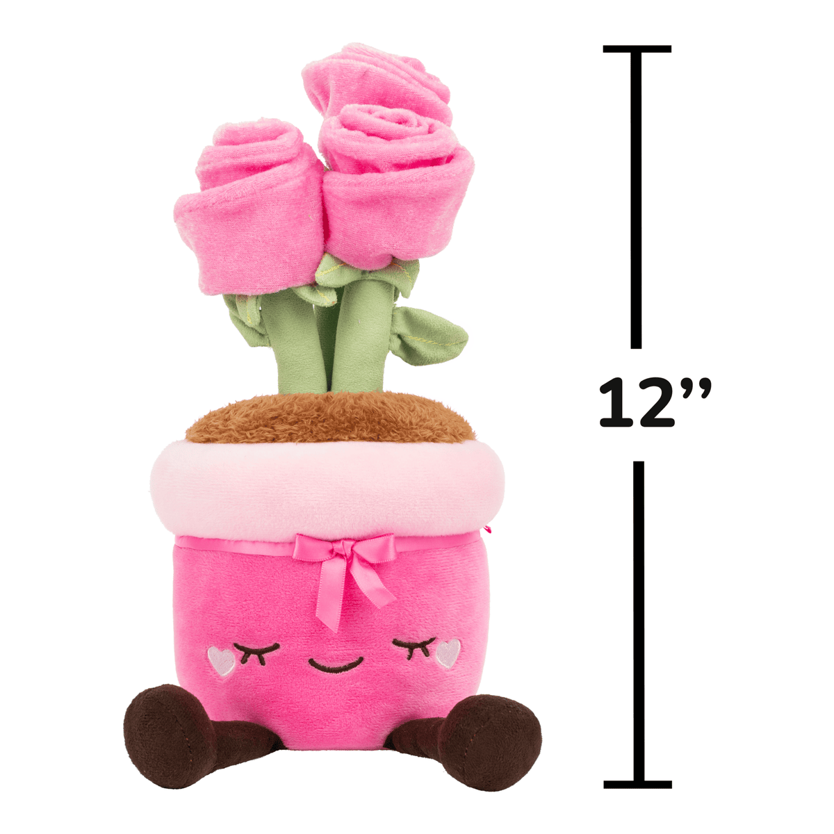 Greenhouse by Russ 12-Inch Valentine Roses Plush 191726043317