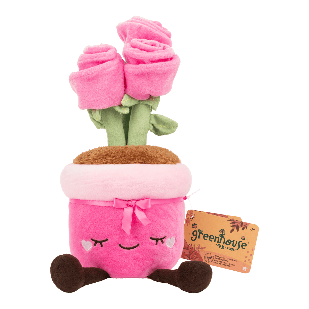 Greenhouse by Russ 12-Inch Valentine Roses Plush 191726043317