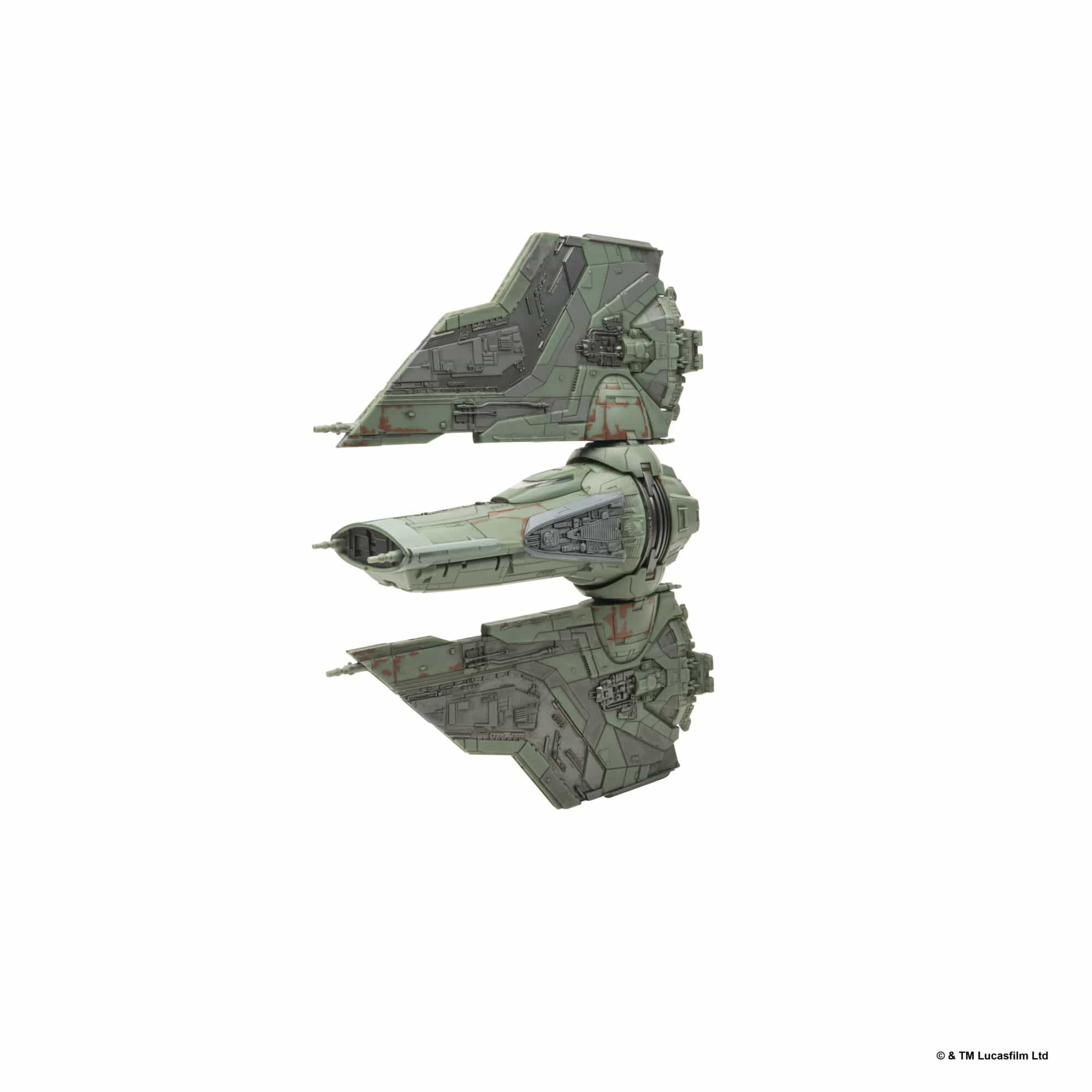 Jazwares Star Wars Micro Galaxy Squadron The Hex 9-Inch Vehicle with 2 Micro Figures 191726025009