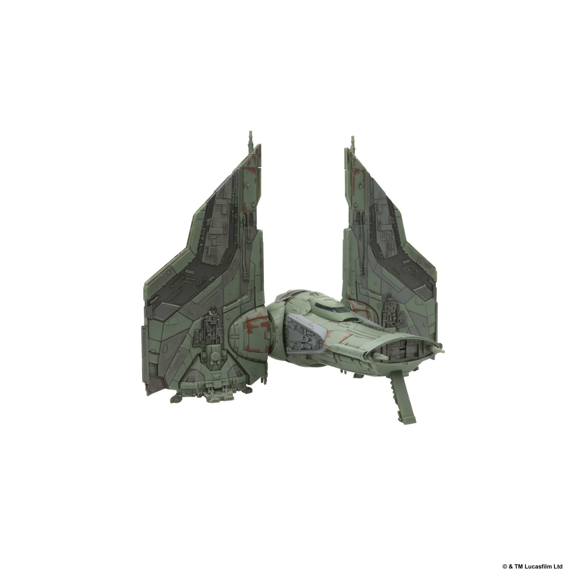 Jazwares Star Wars Micro Galaxy Squadron The Hex 9-Inch Vehicle with 2 Micro Figures 191726025009