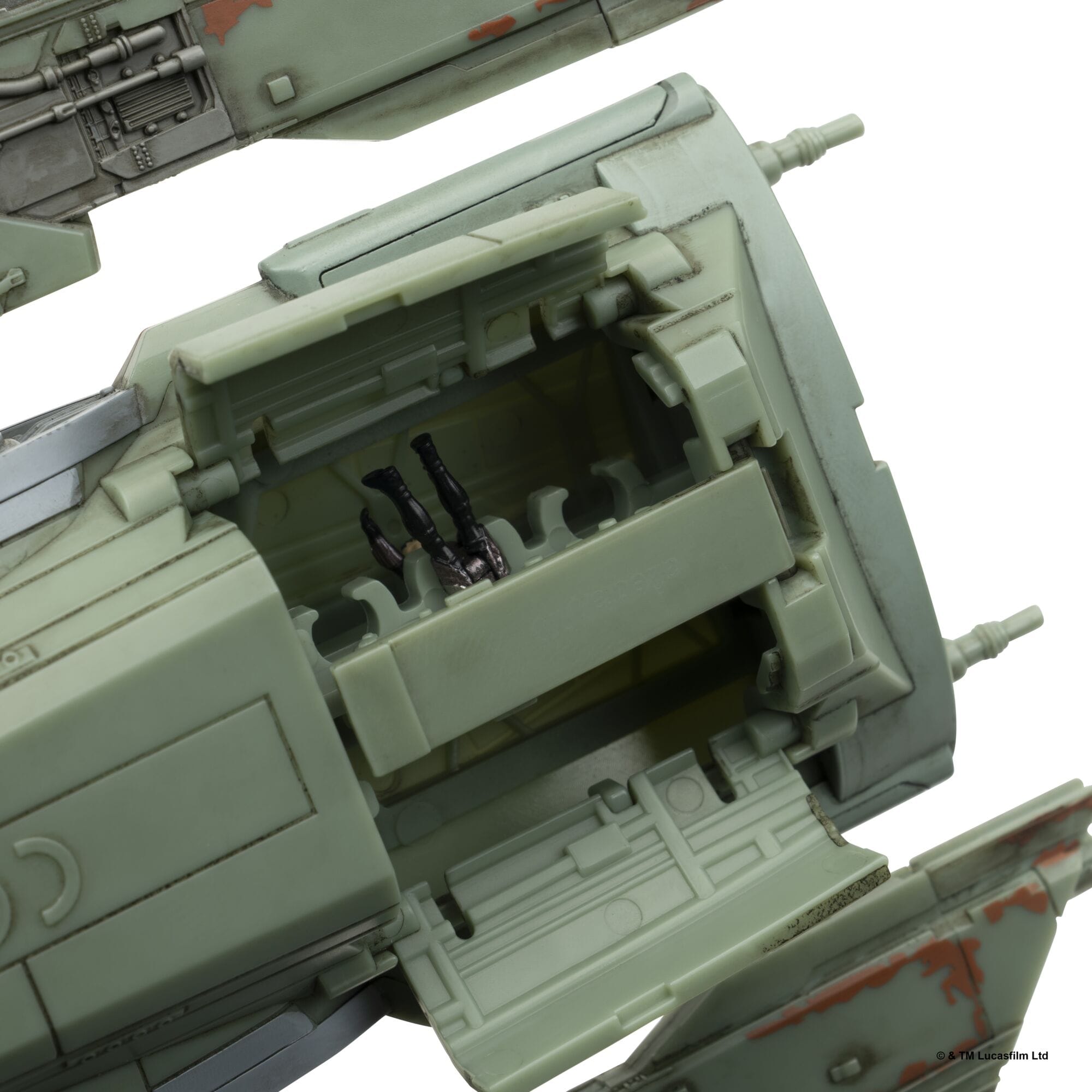 Jazwares Star Wars Micro Galaxy Squadron The Hex 9-Inch Vehicle with 2 Micro Figures 191726025009