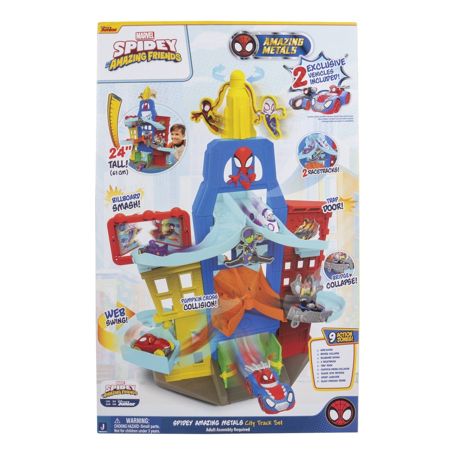 Spidey Amazing Metals City Track Set 191726495284