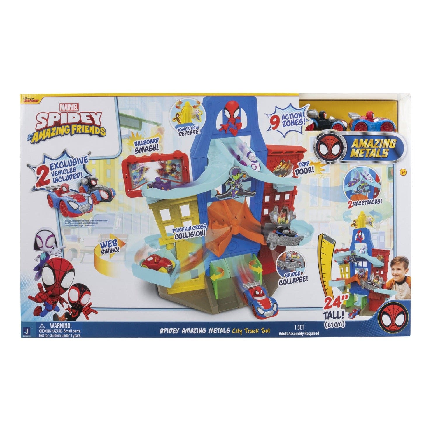 Spidey Amazing Metals City Track Set 191726495284