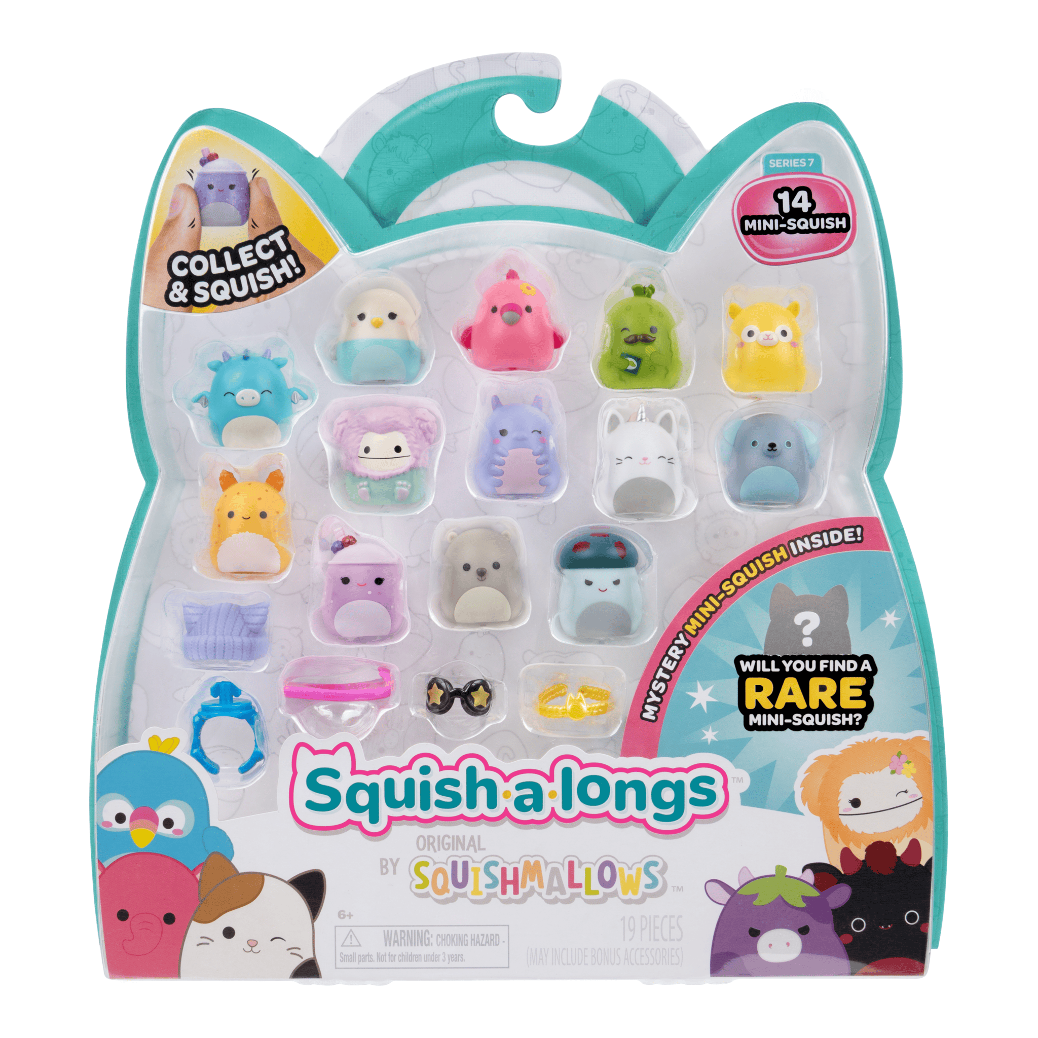 Squish-A-Longs by Squishmallows Mini-Squish 14-Pack Style 2 Wave 7