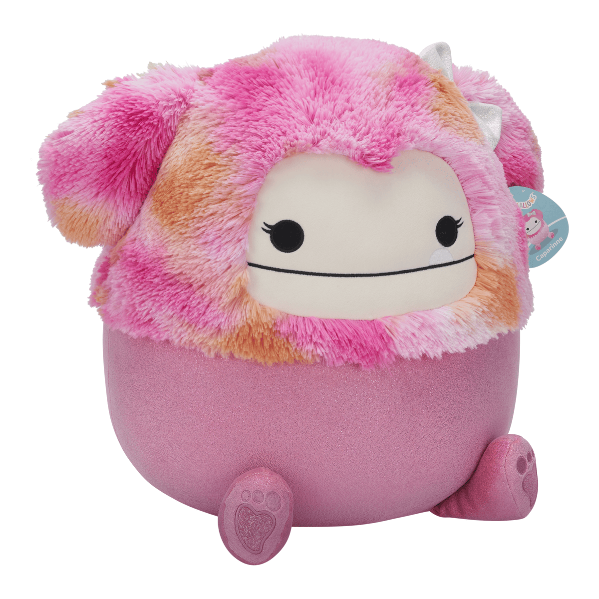 Squishmallows Caparinne Pink Glitter Bigfoot 16-Inch Plush 191726093015