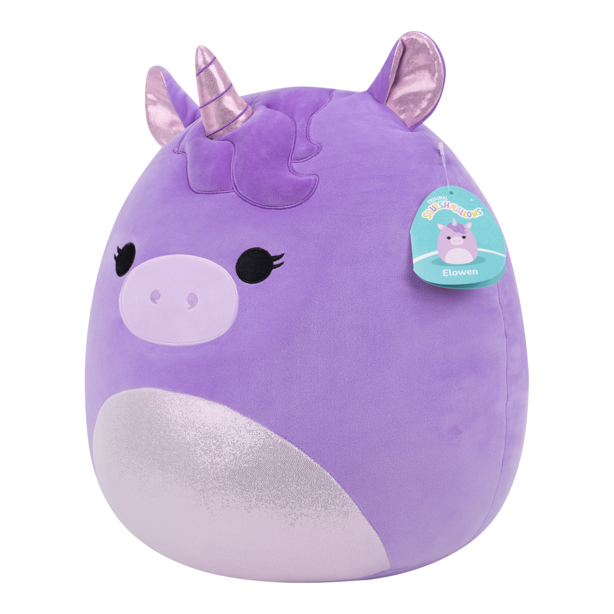 Squishmallows Elowen Purple Unicorn Plush 40cm 191726093046