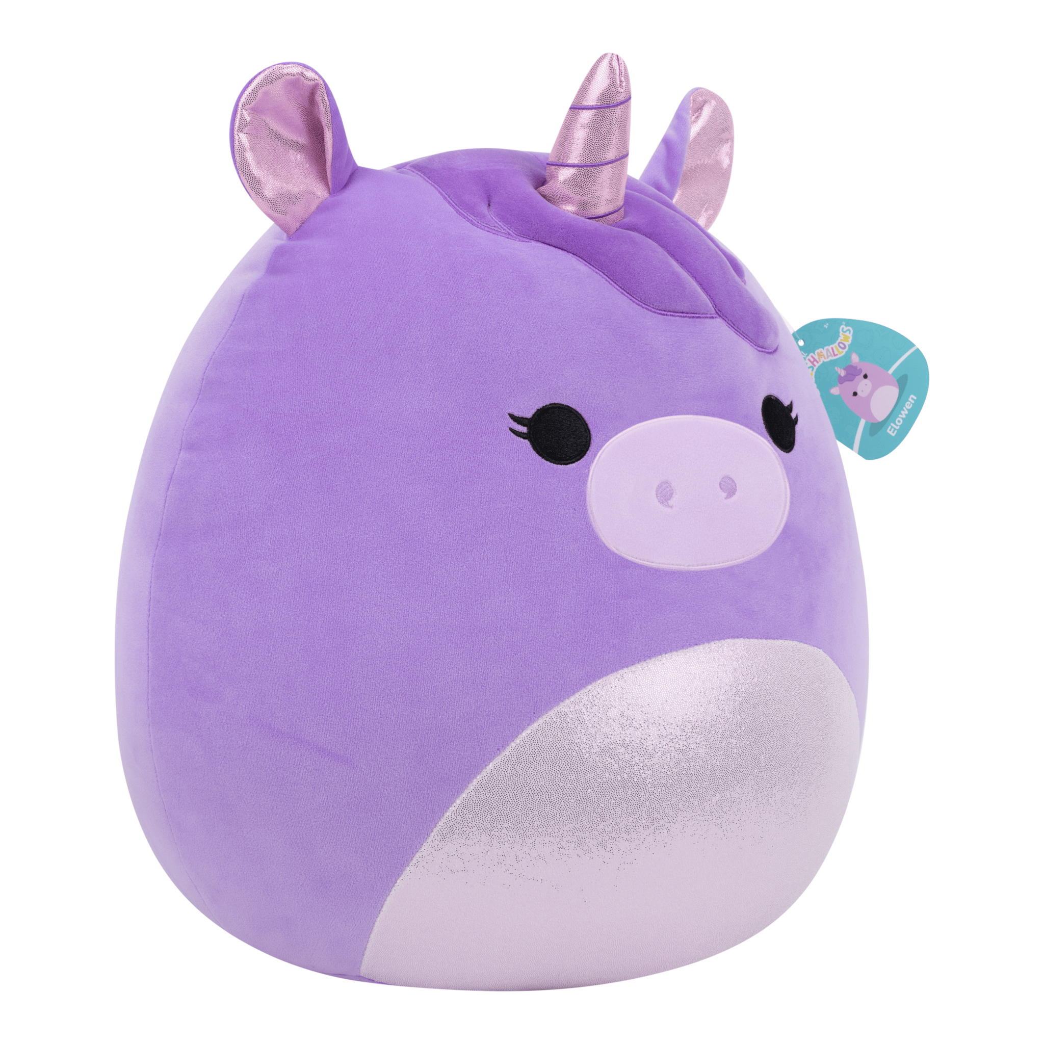 Squishmallows Elowen Purple Unicorn Plush 40cm 191726093046