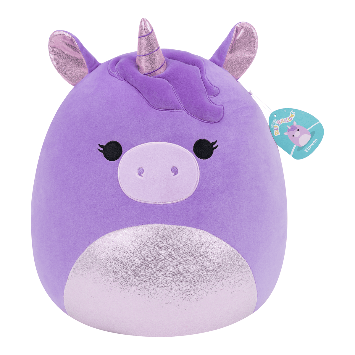 Squishmallows Elowen Purple Unicorn Plush 40cm 191726093046