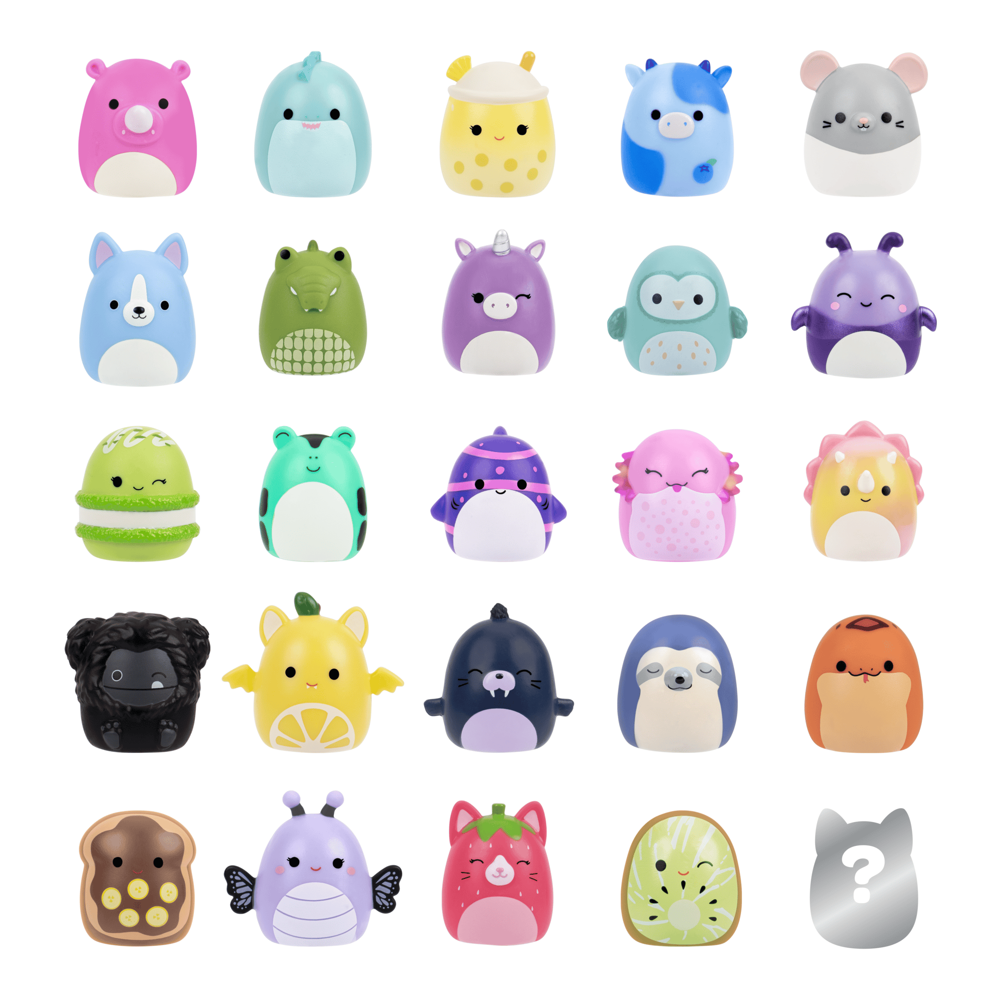 Squishmallows Squish-a-longs 25-Pack Mini Collectibles Style 1 Wave 7