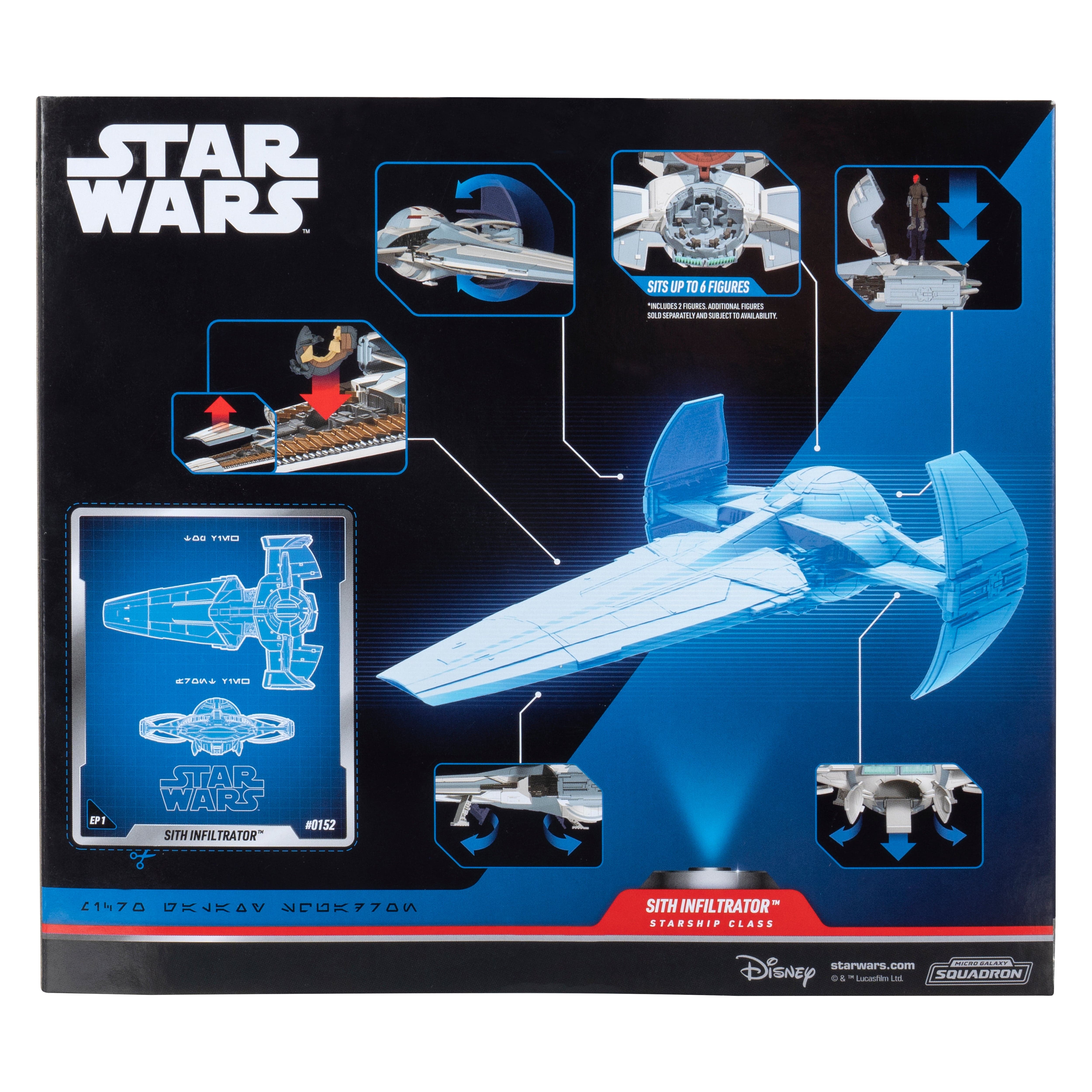 Star Wars 8 Inch Sith Infiltrator Episode 1 Collection 191726711384