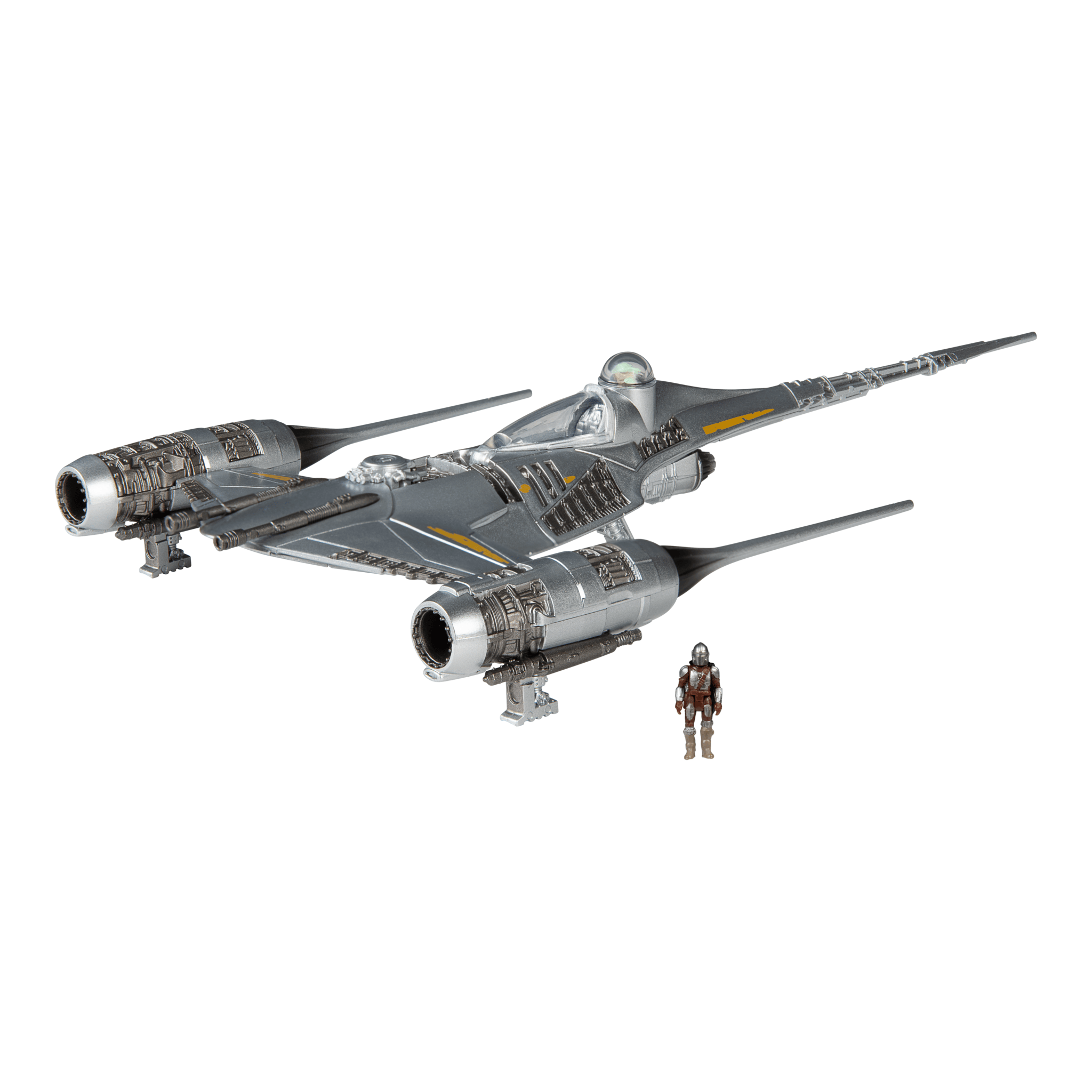 Star Wars Micro Galaxy Squadron The Mandalorian's N-1 Starfighter vs Pirate Snub Fighter Battle Pack