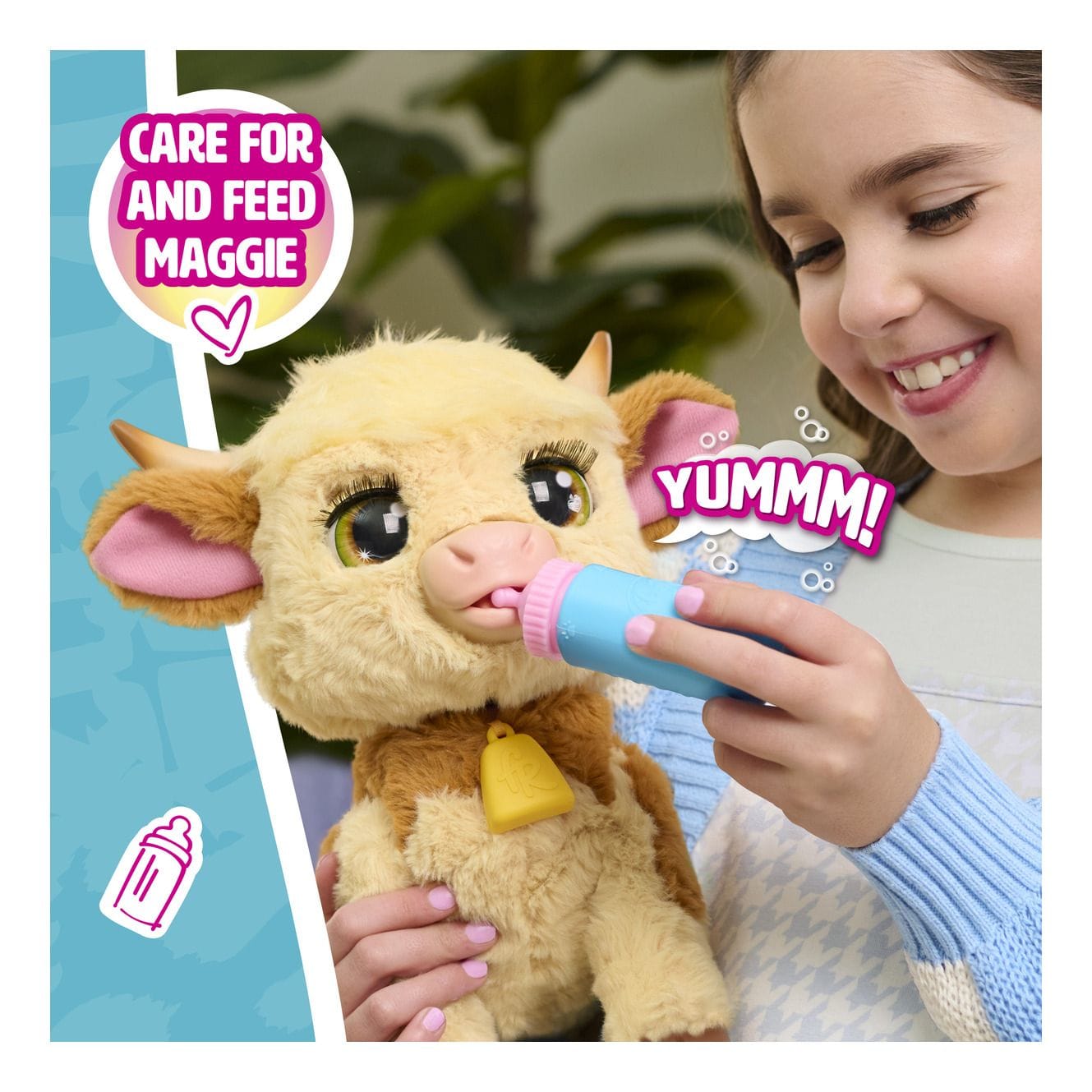 FurReal Maggie The Feed & Follow Cow 886144281587