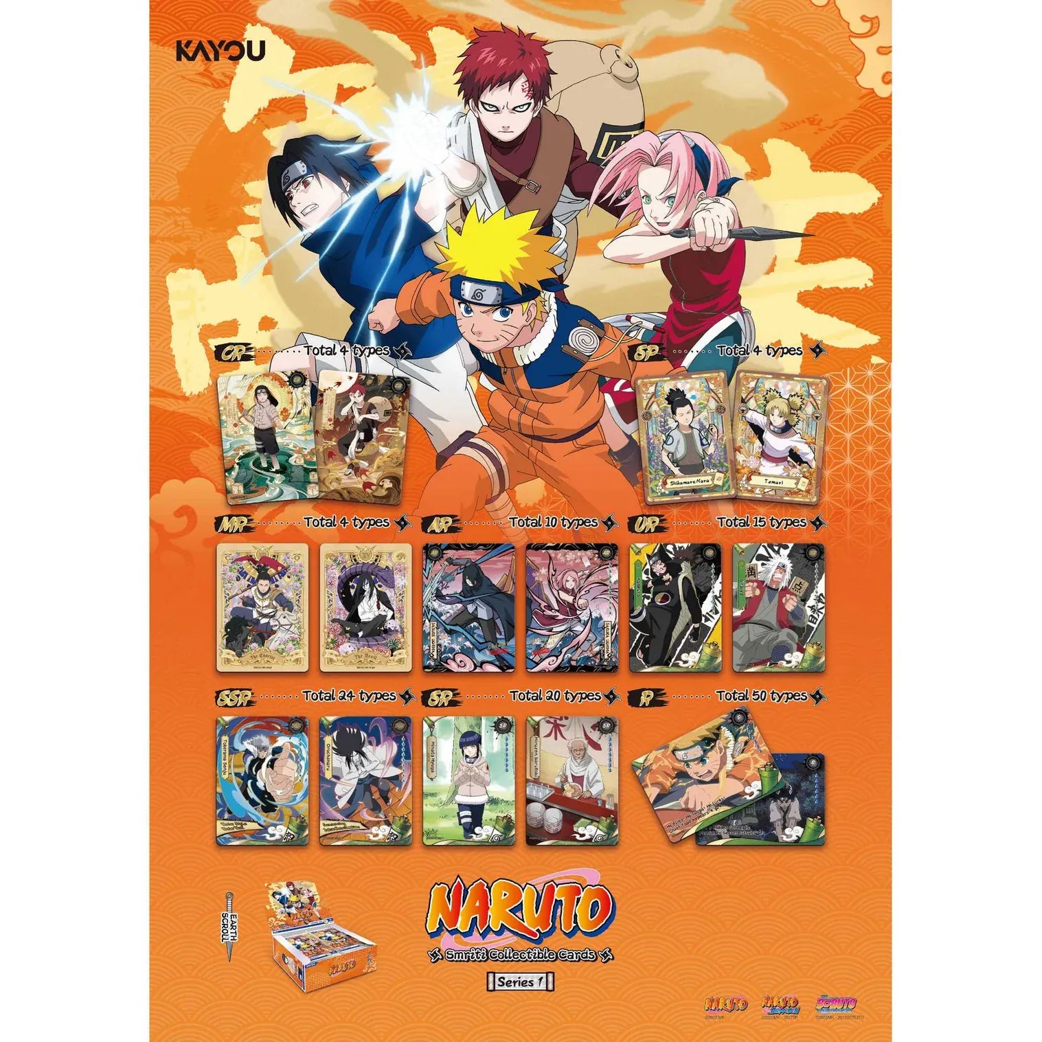 NARUTO-Smriti Collectible Cards-Earth Scroll Blister 6937187413788