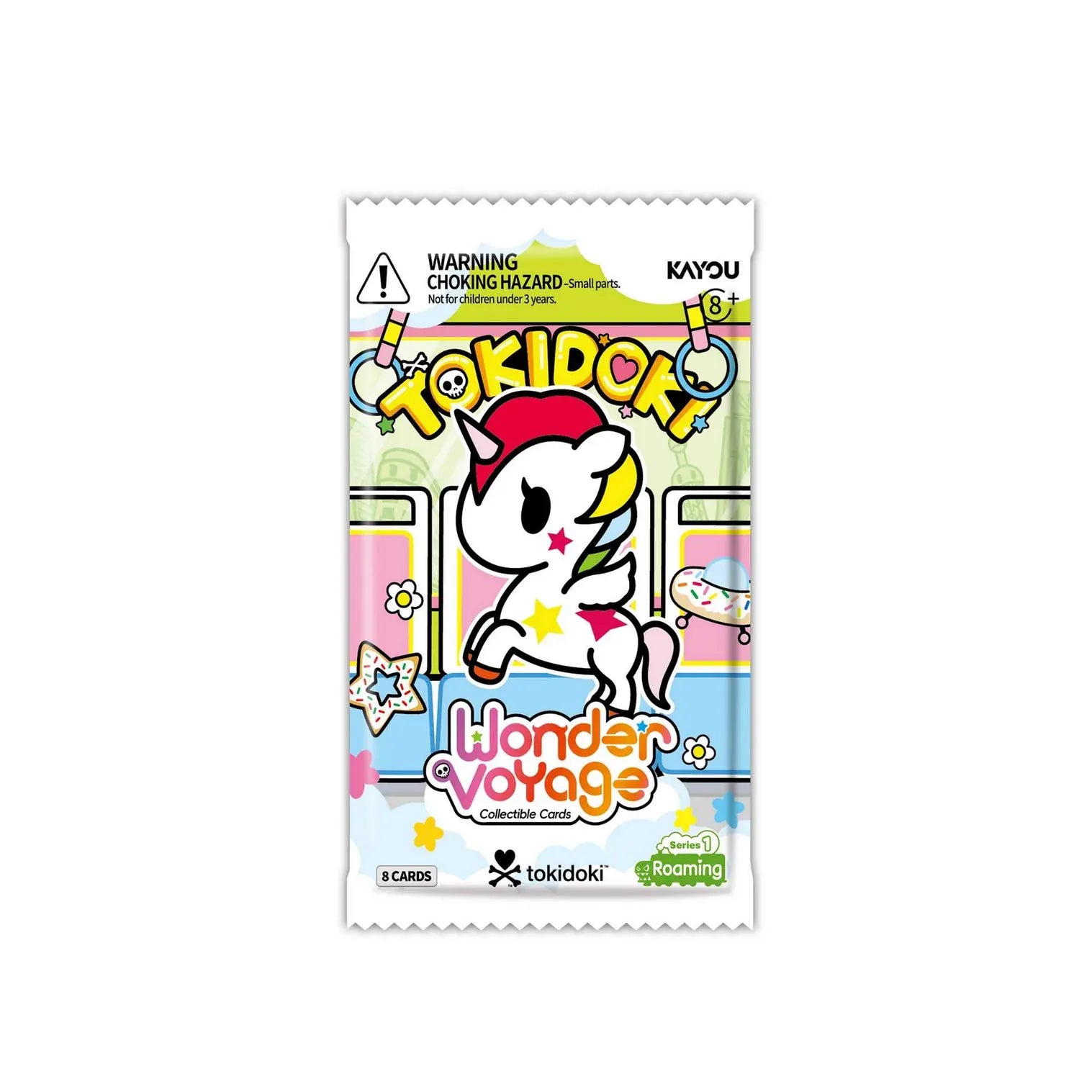 tokidoki - Wonder Voyage Collectible Cards-Roaming Edition Blister (1 Packet Selected at Random) 6937187413825