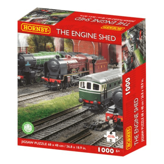 Hornby: The Engine Shed - 1000 Piece Jigsaw Puzzle 5060337331371