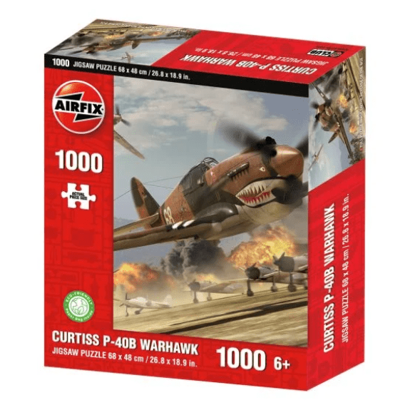 Kidicraft - Airfix - Curtiss P-40B Warhawk - 1000 Piece Jigsaw Puzzle 5060337331173