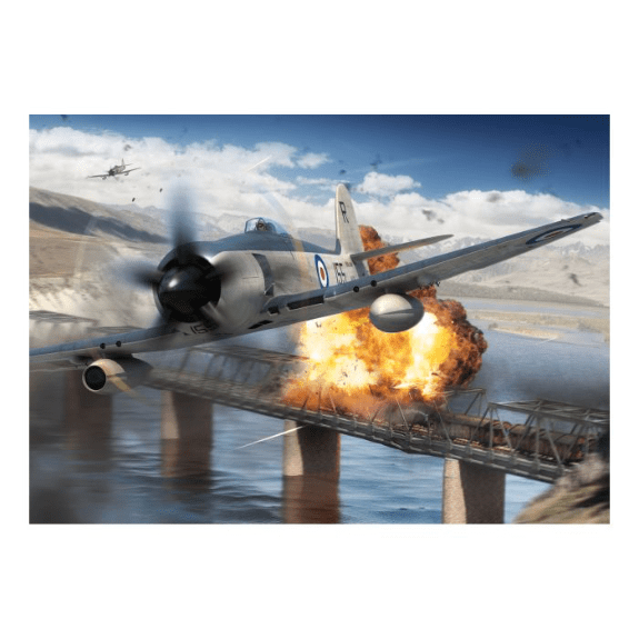 Kidicraft - Airfix - Hawker Sea Fury - 1000 Piece Jigsaw Puzzle 5060337331166