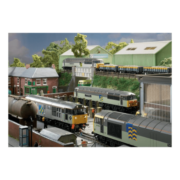 Kidicraft - Hornby - Diesel Depot - 1000 Piece Jigsaw Puzzle 5060337331364